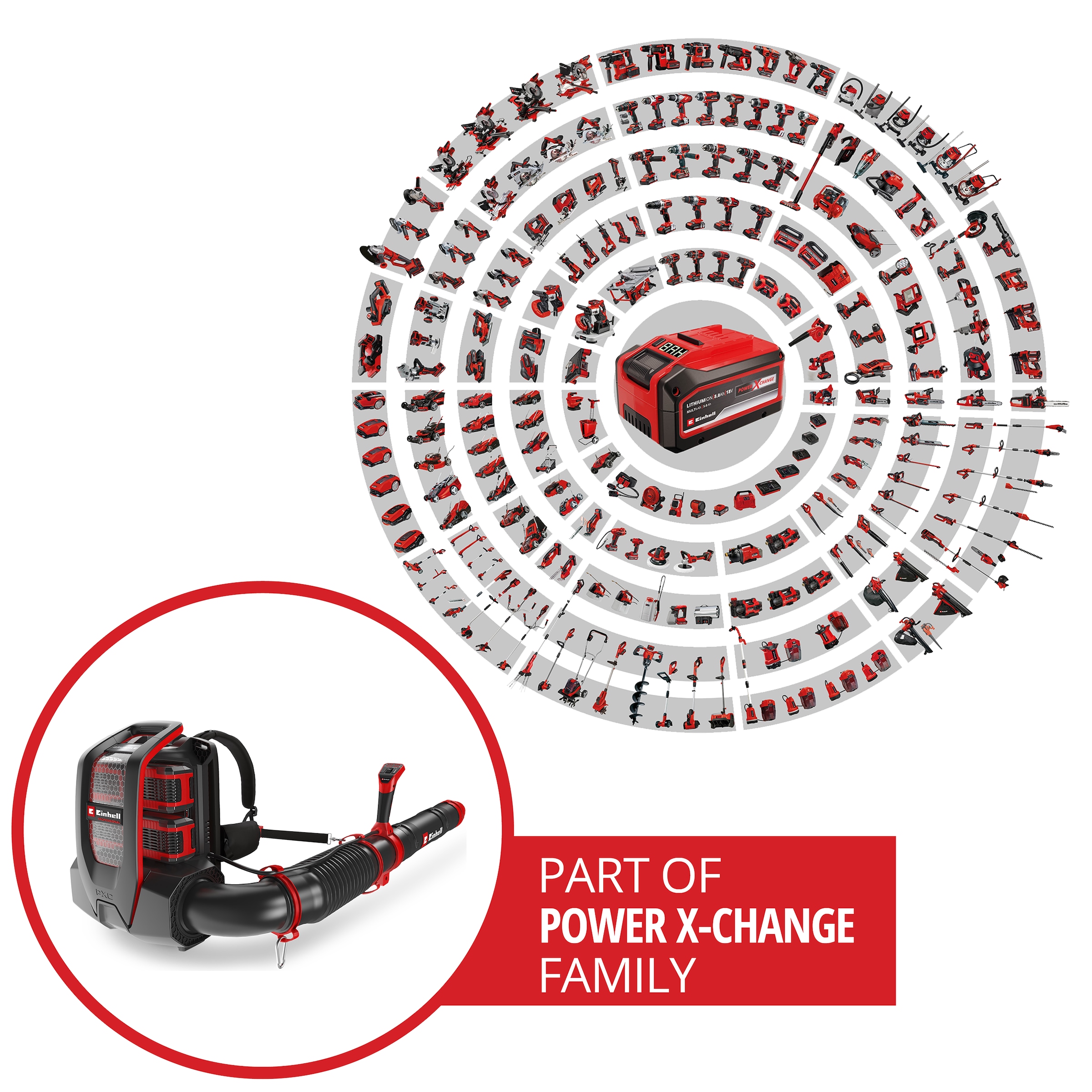 Einhell Akku-Laubbläser »GP-LB 36/280 Li E BL-Solo« ohne Akku und Ladegerät