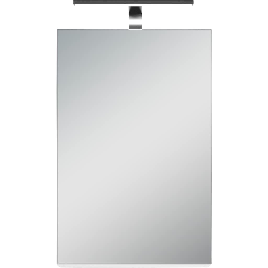 byLIVING Spiegelschrank »Spree«, Breite 40 cm, 1-türig, mit LED Beleuchtung und Schalter-/Steckdosenbox