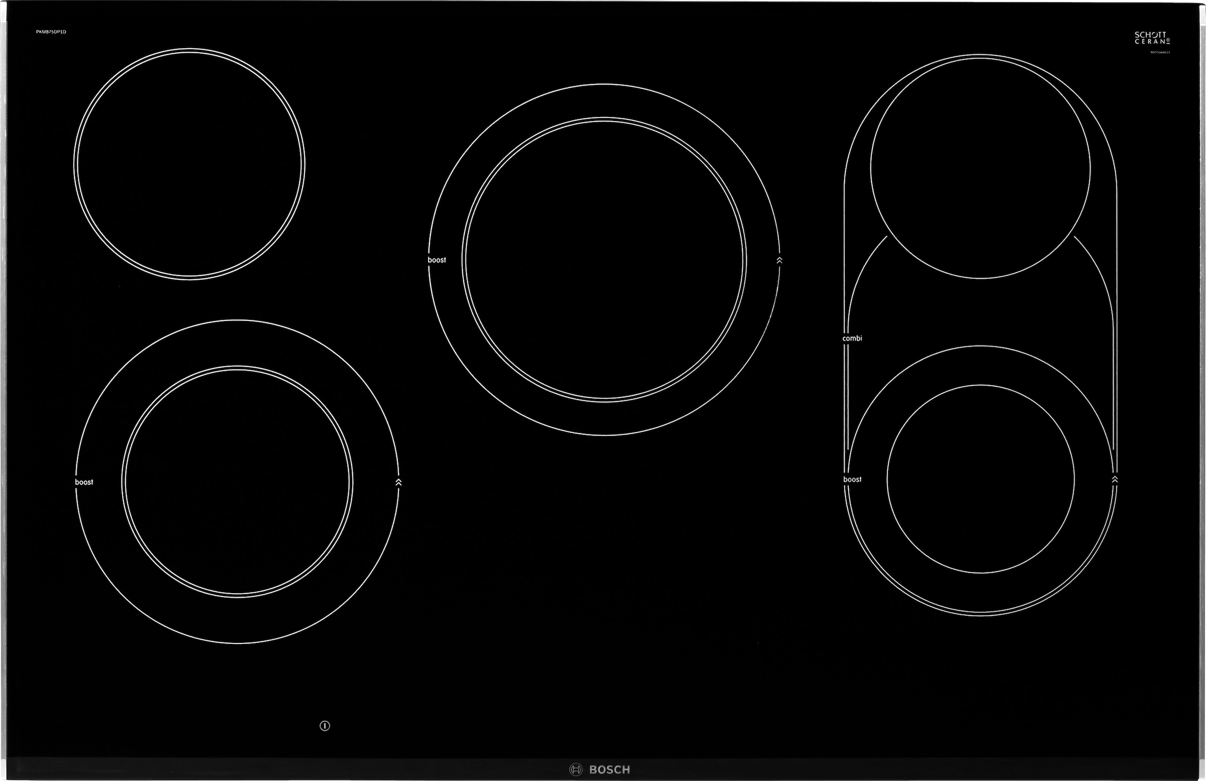 BOSCH Elektro-Kochfeld von SCHOTT CERAN® »PKM875DP1D«, mit Powerboost-Funktion