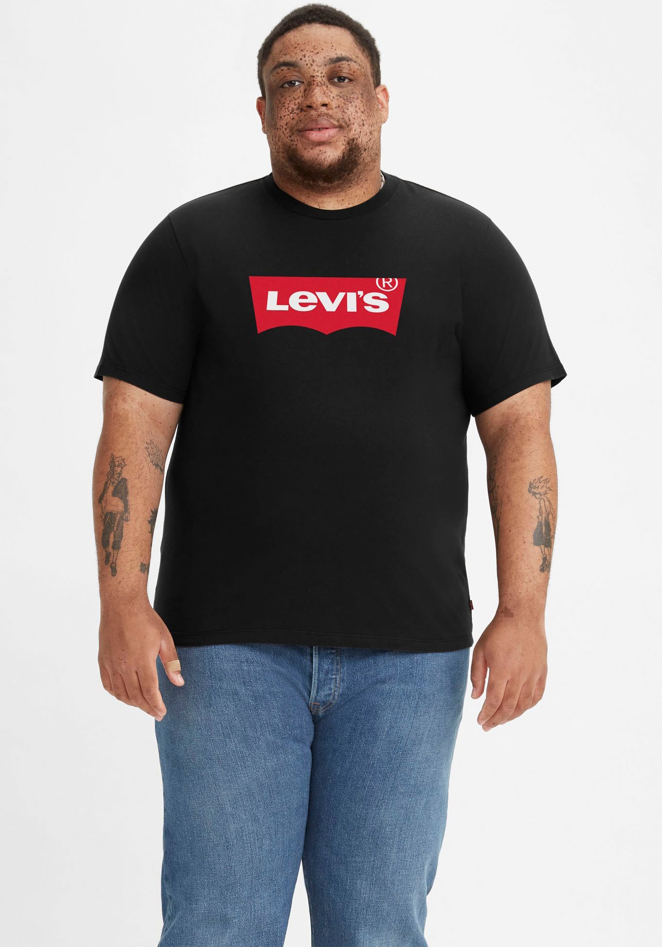 Levi's® Plus T-Shirt »LE B&T BIG GRAPHIC TEE«, mit Logofrontprint