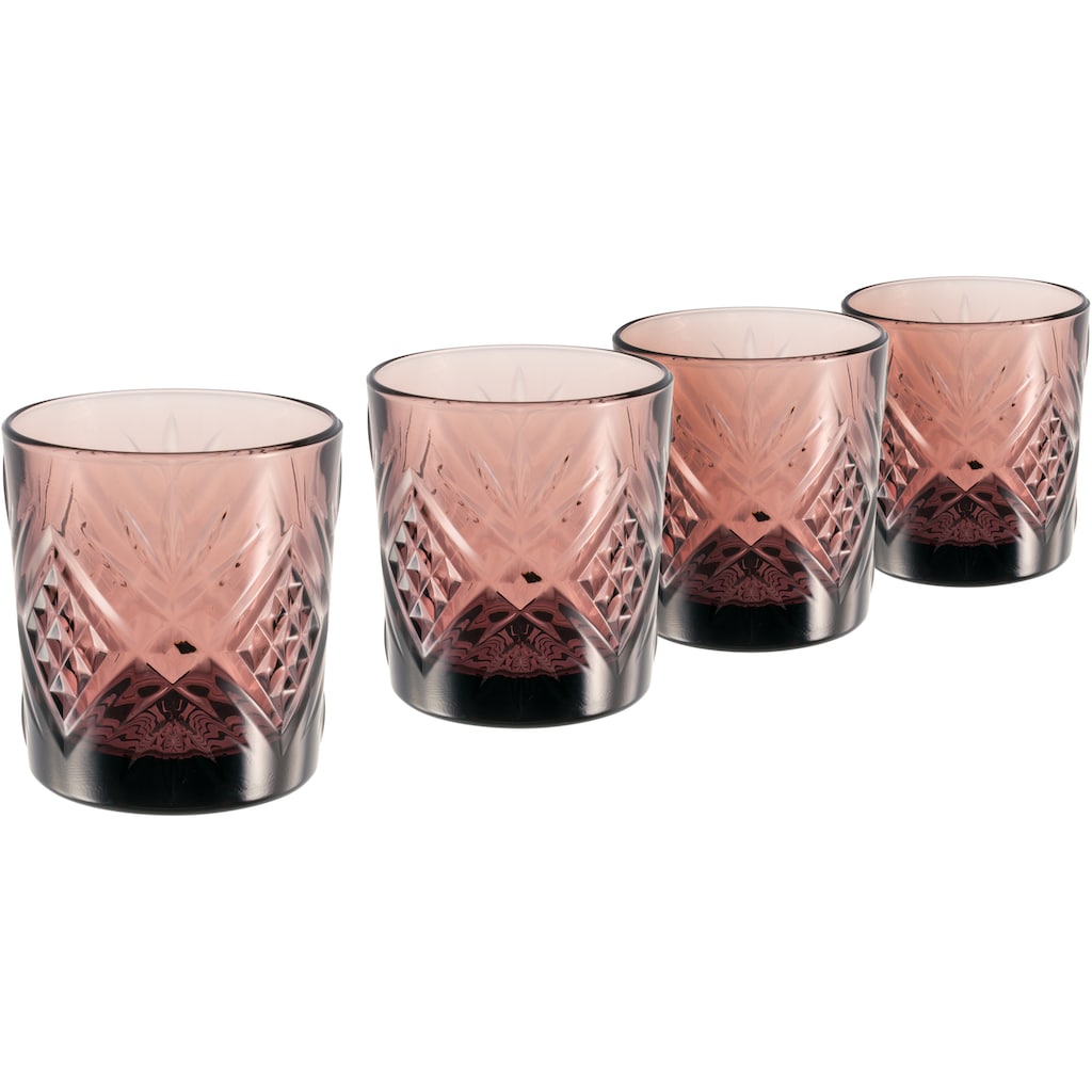 CreaTable Whiskyglas »Trinkglas Eugene«, (Set, 4 tlg.)