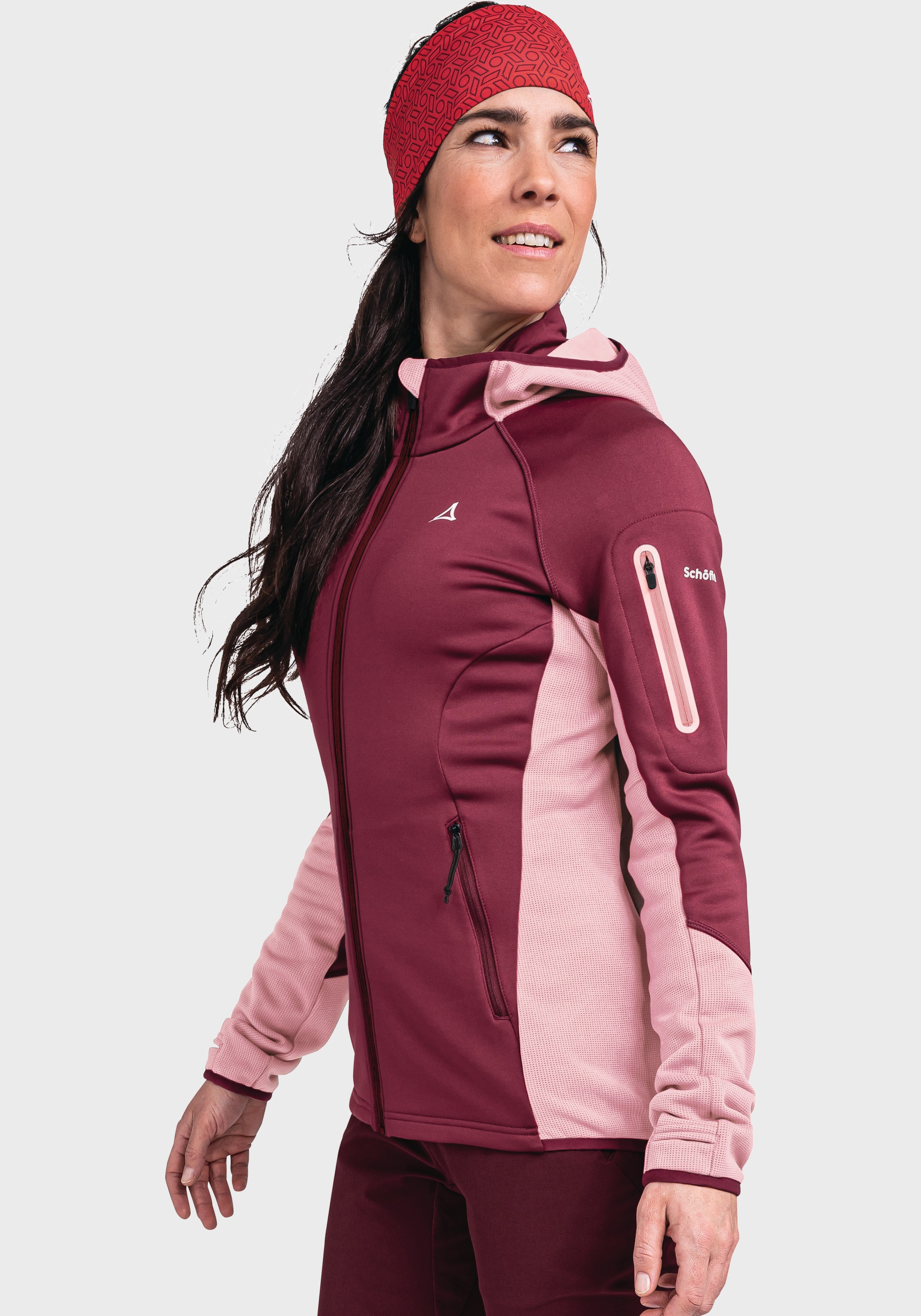 Schöffel Fleecejacke »Fleece Hoody Lodron L«, mit Kapuze