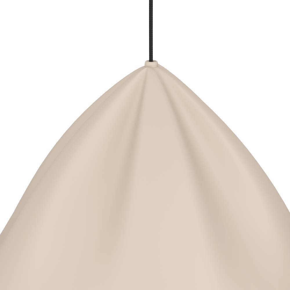 EGLO Hängeleuchte »PODERE«, 1 flammig, Leuchtmittel E27 | ohne Leuchtmittel, Pendelleuchte, Metall in Sandfarben, Lampe mit E27 Fassung, Ø 42,5 cm