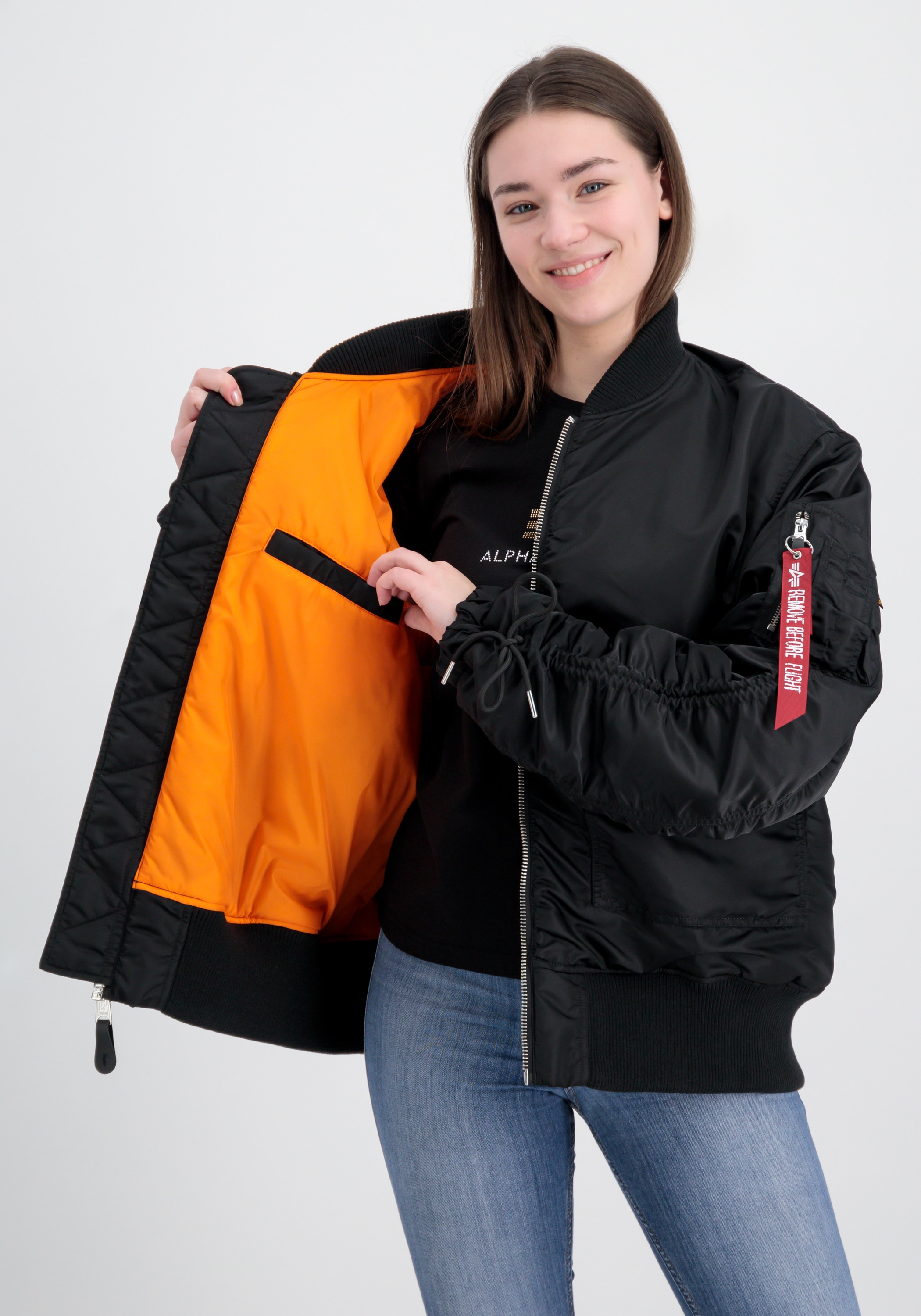 Alpha Industries Bomberjacke »ALPHA INDUSTRIES Women - Bomber Jackets CWU MA-1 Bomber Wmn«