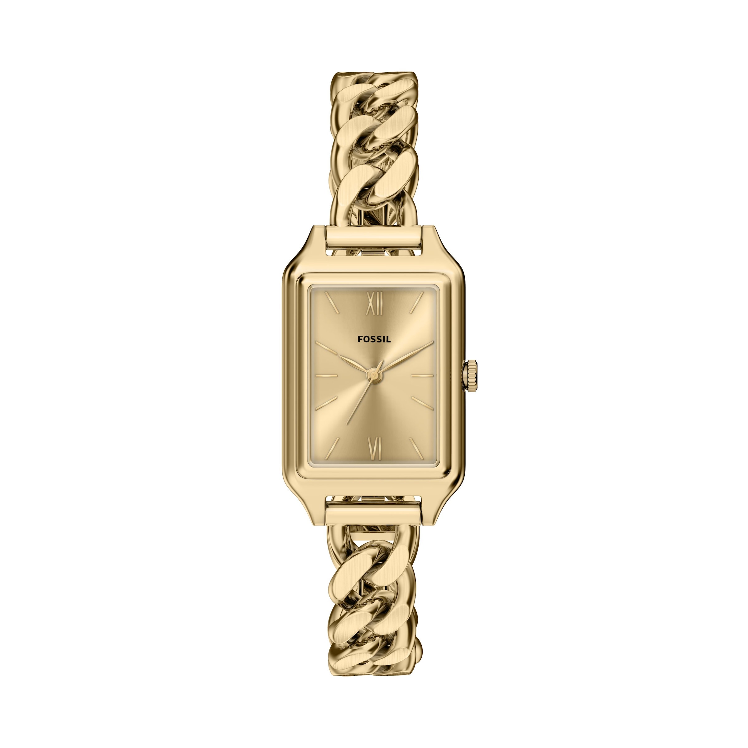 Fossil Quarzuhr »Raquel« Armbanduhr, Damenuhr, Edelstahlarmband, analog