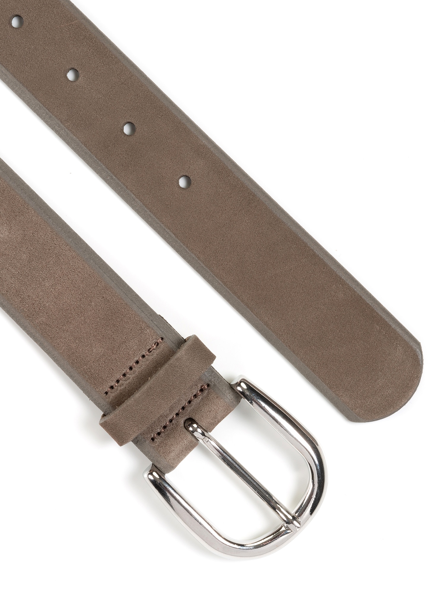 MONTI Ledergürtel »PAVIA« aus Nubukleder mit glänzender Dornschließe – 3,5 cm breit