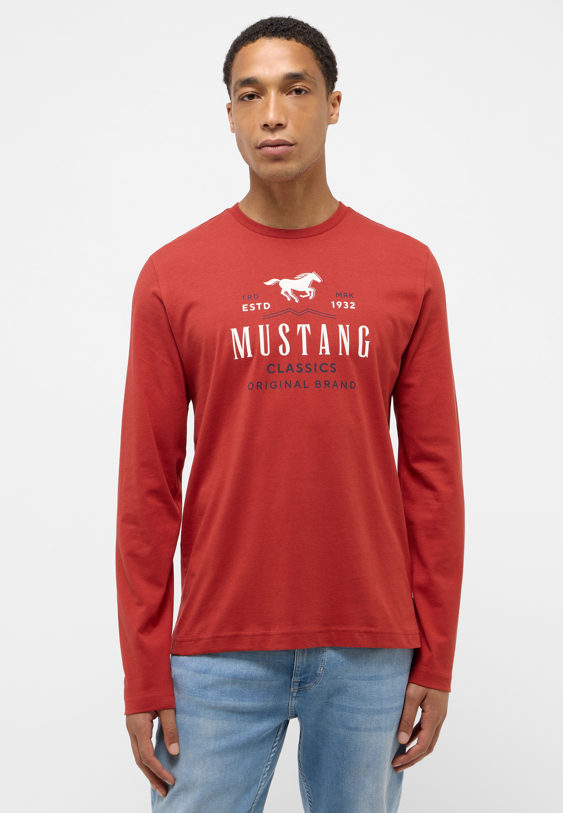 MUSTANG Langarmshirt »Style Adrian«