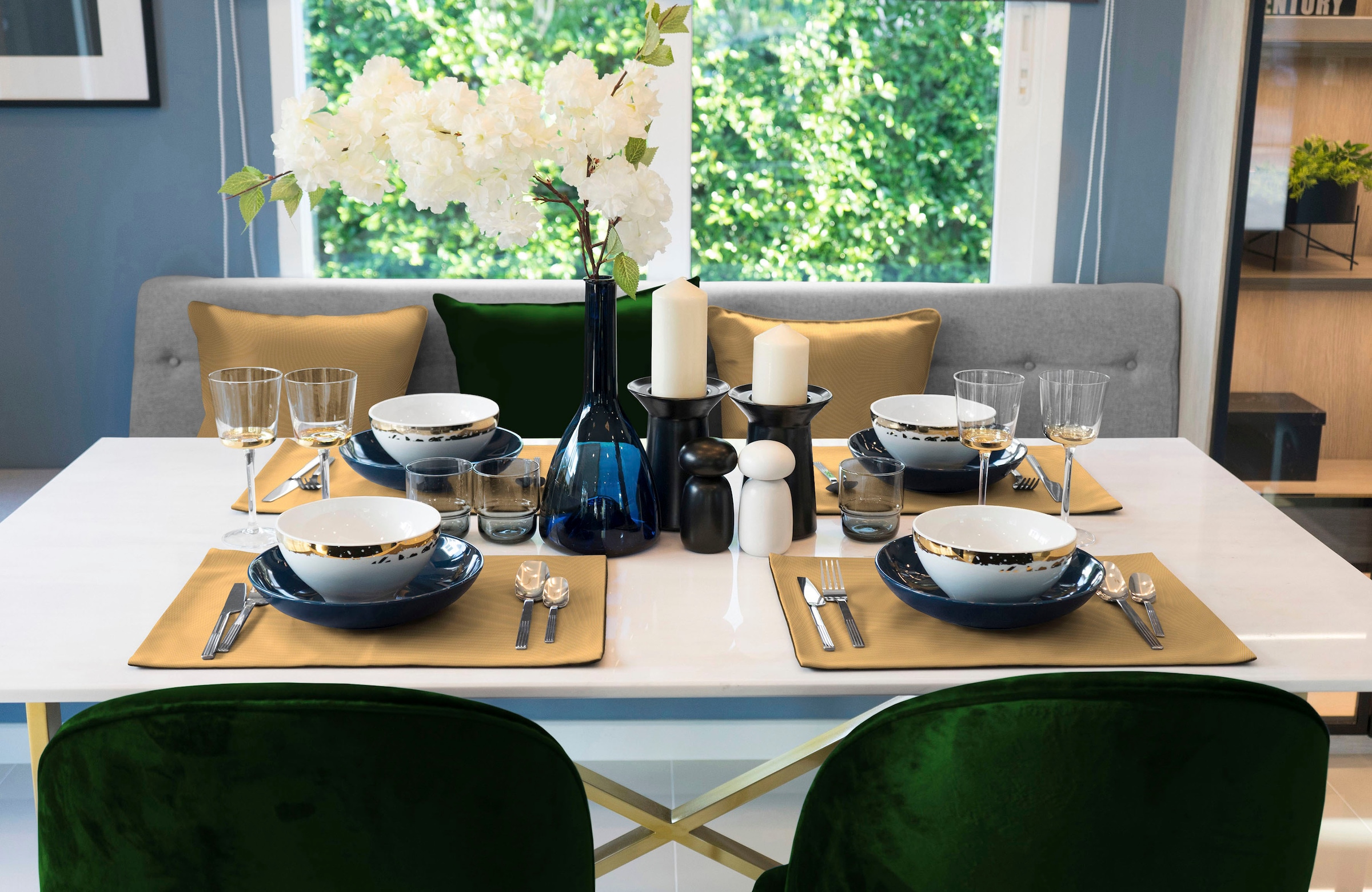Adam Platzset "Uni Collection" GOTS zertifiziert, Made in Germany