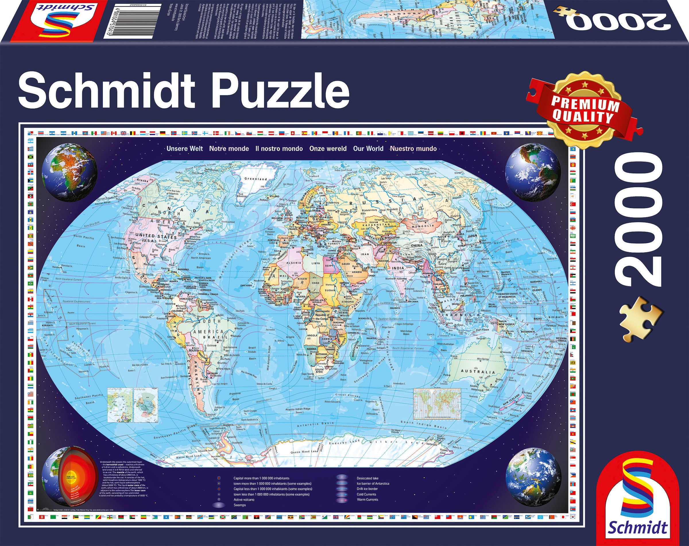 Schmidt Spiele Puzzle »Unsere Welt«