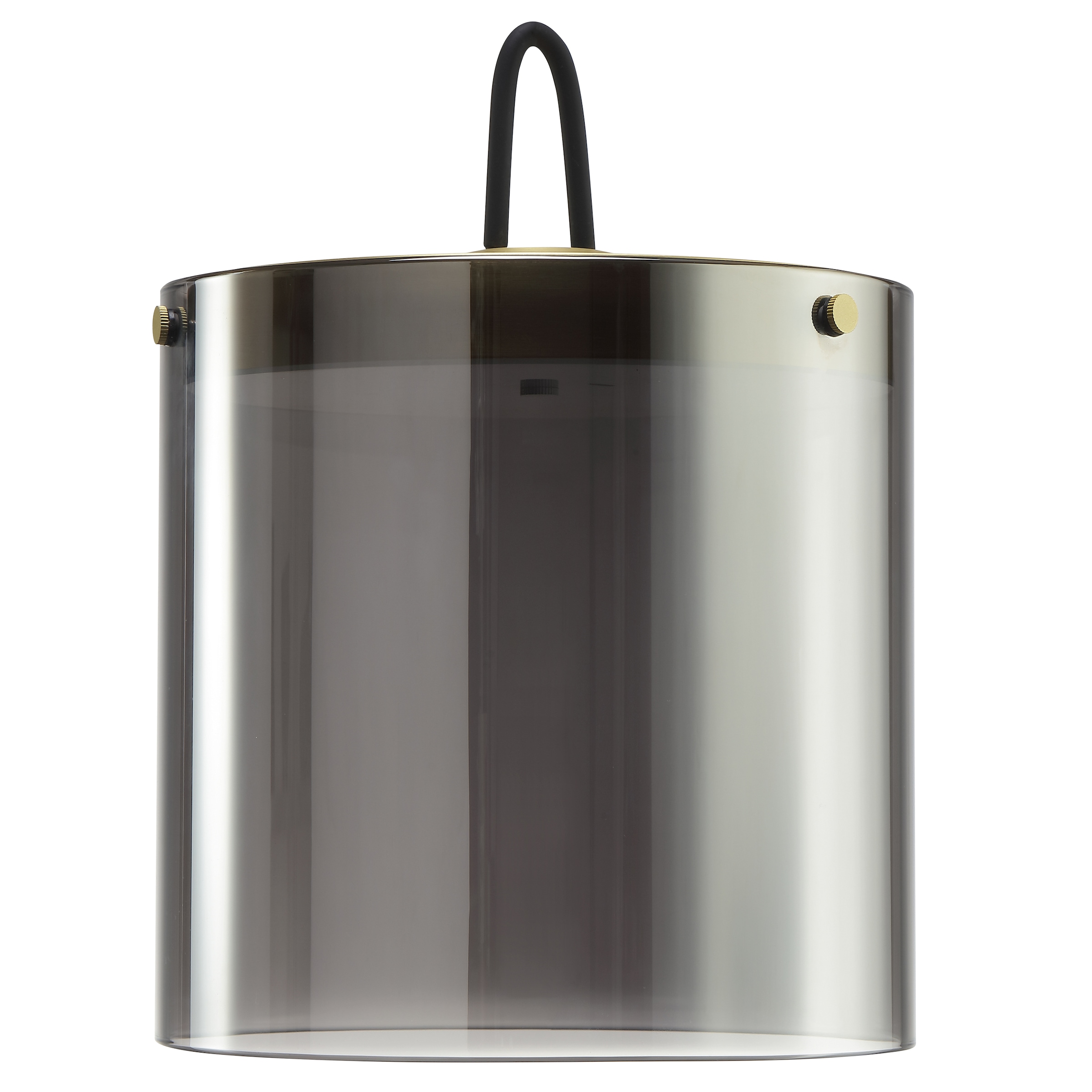lumiCouture LED Tischleuchte »Lumeo« LED-Modul 1 Stk. Warmweiß Ø 20 cm x 20 cm, 380 lm 3000 K, Glas Metall, messingfarben Rauchglas
