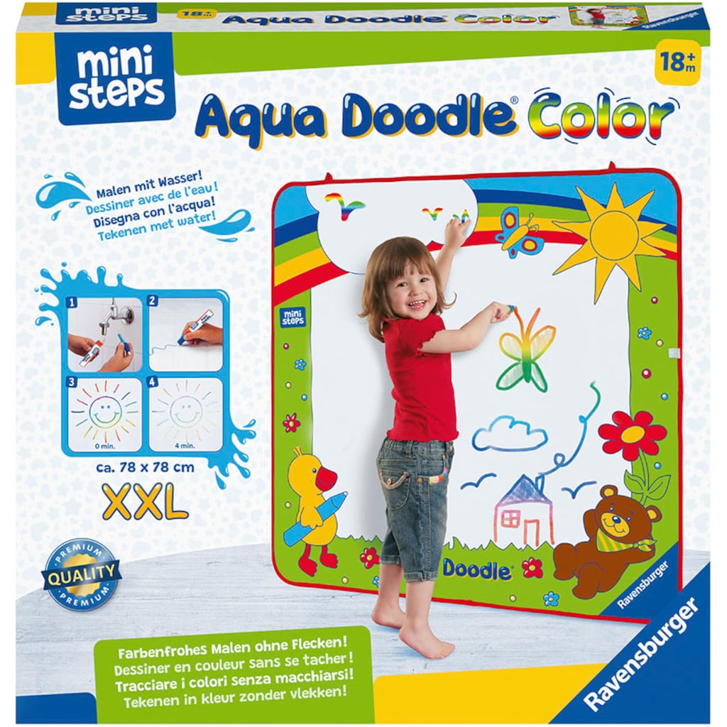 Ravensburger Kreativset »ministeps® Aqua Doodle® XXL Color«, Made in Europe; FSC® - schützt Wald - weltweit