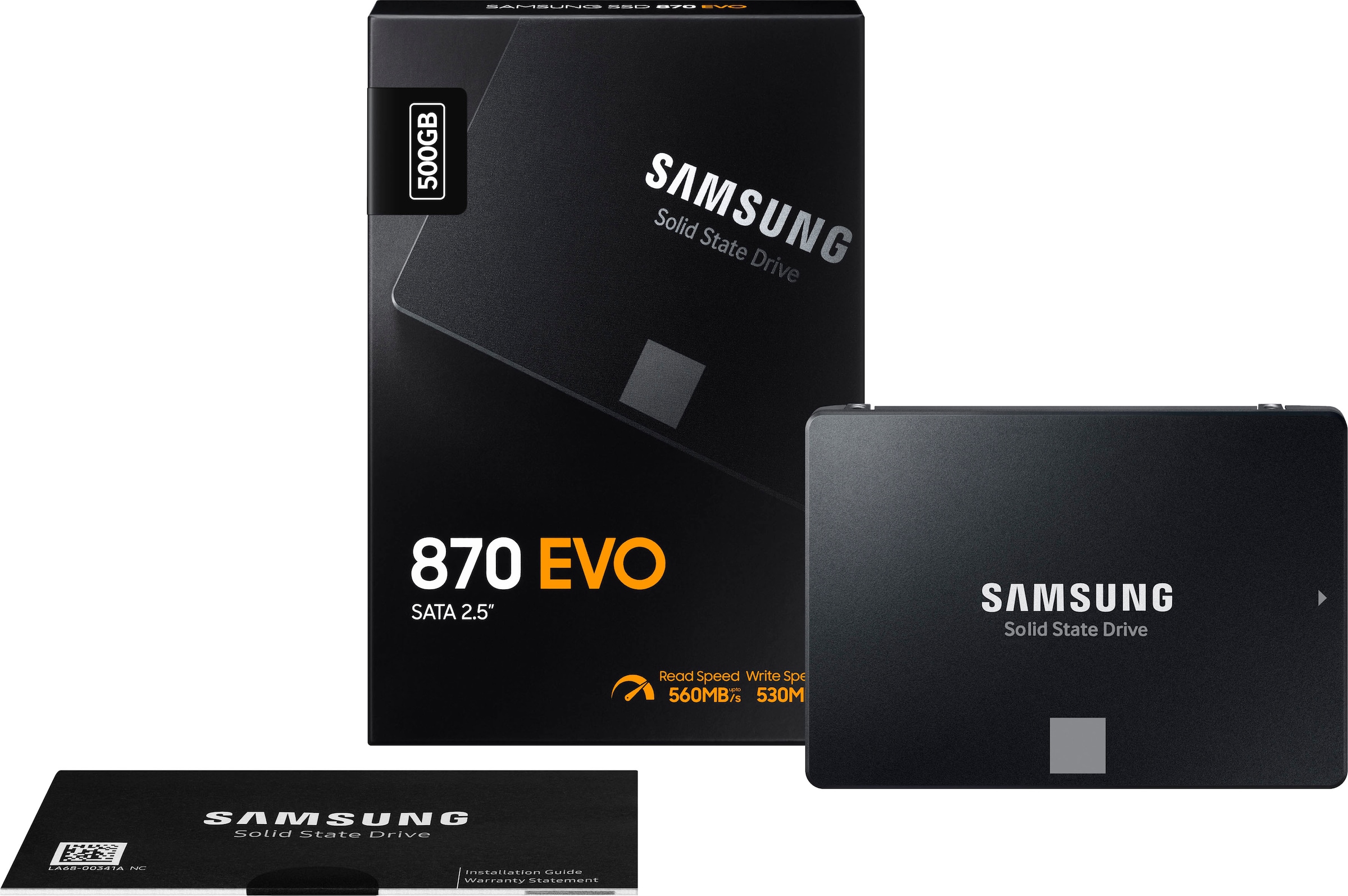 Samsung interne SSD »870 EVO« 2,5 500 GB Anschluss SATA III