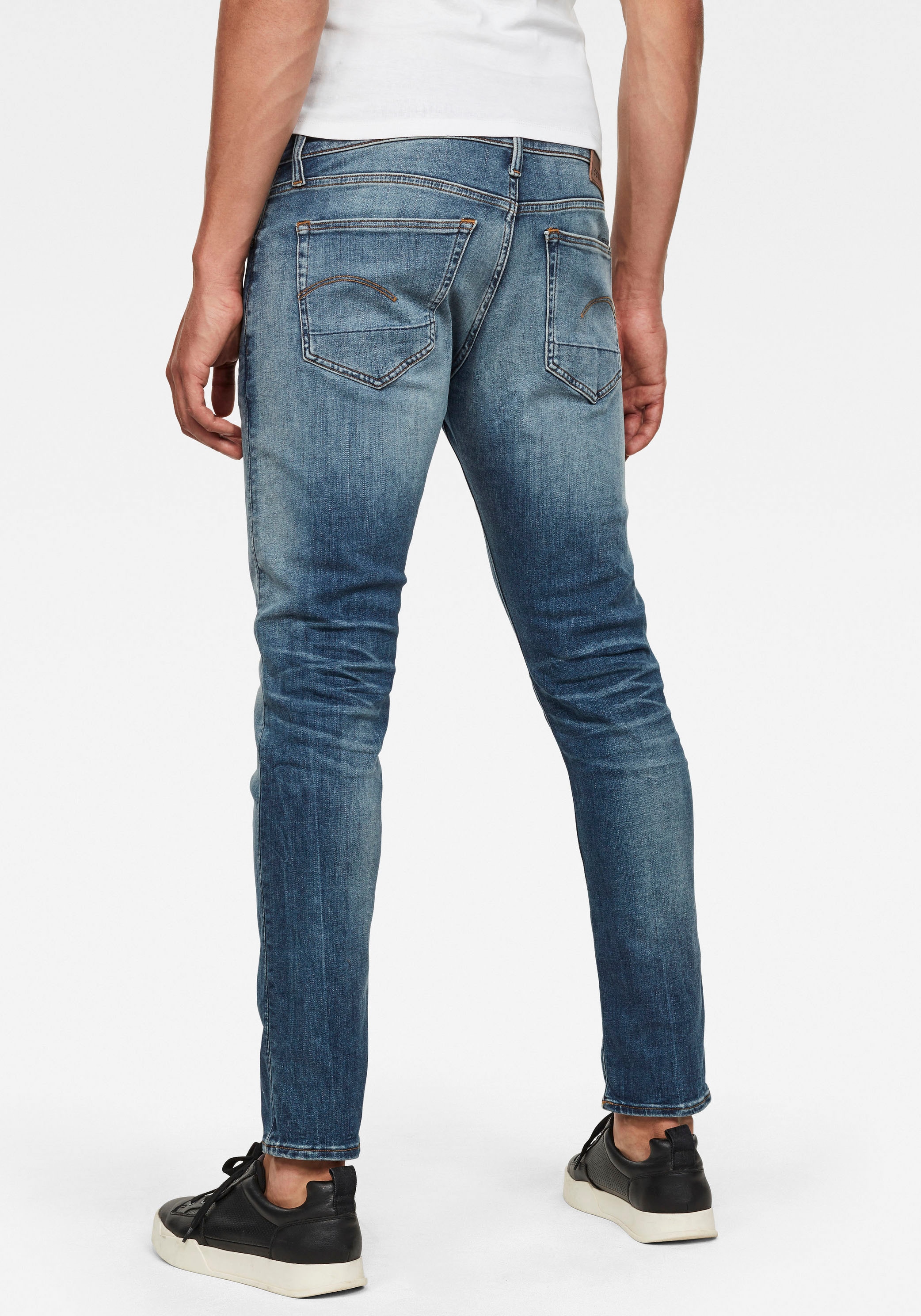 G-Star RAW Slim-fit-Jeans »3301 Slim«, mit toller Waschung und Elasthan