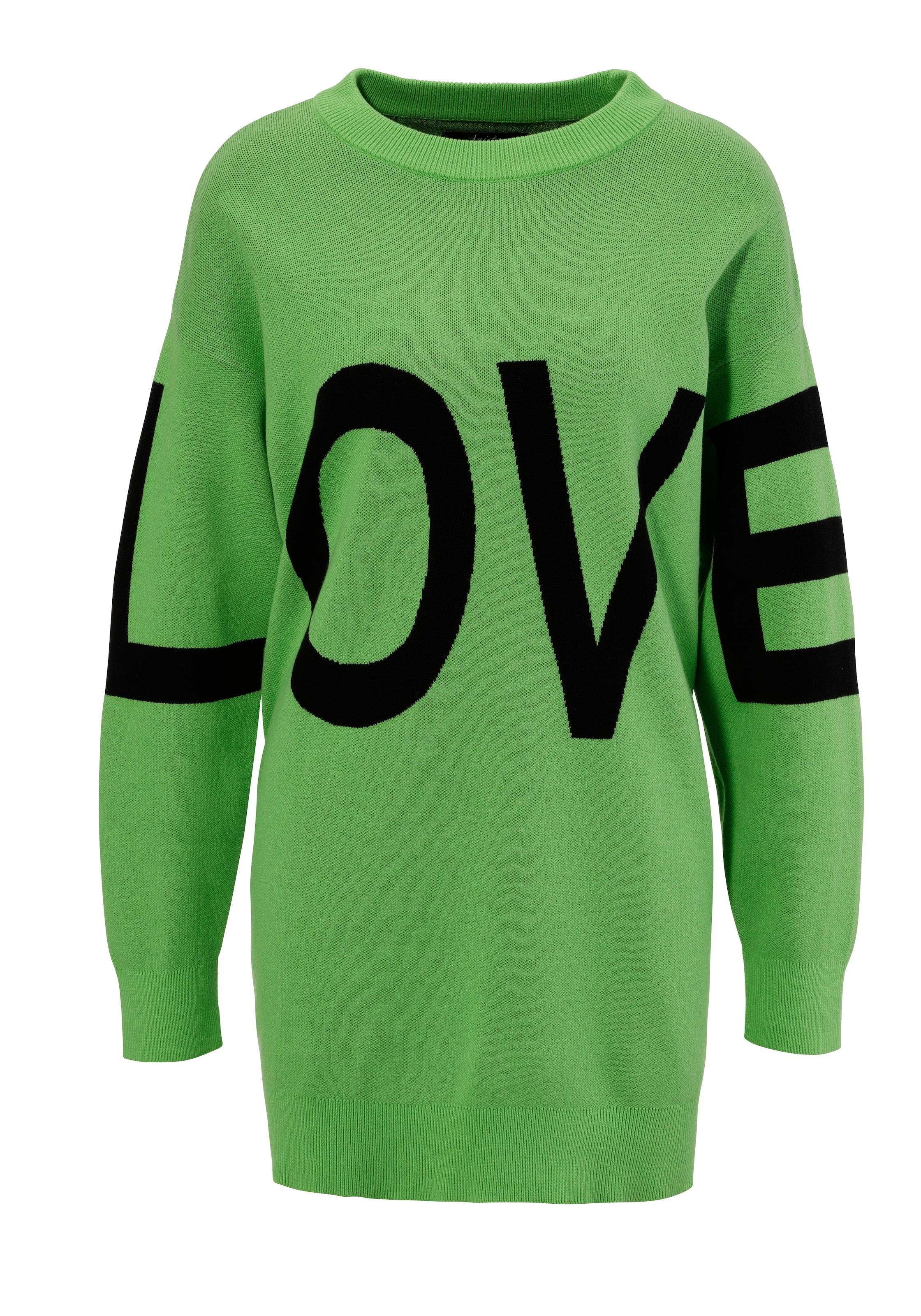 Aniston CASUAL Strickpullover mit eingestricktem LOVE-Schriftzug