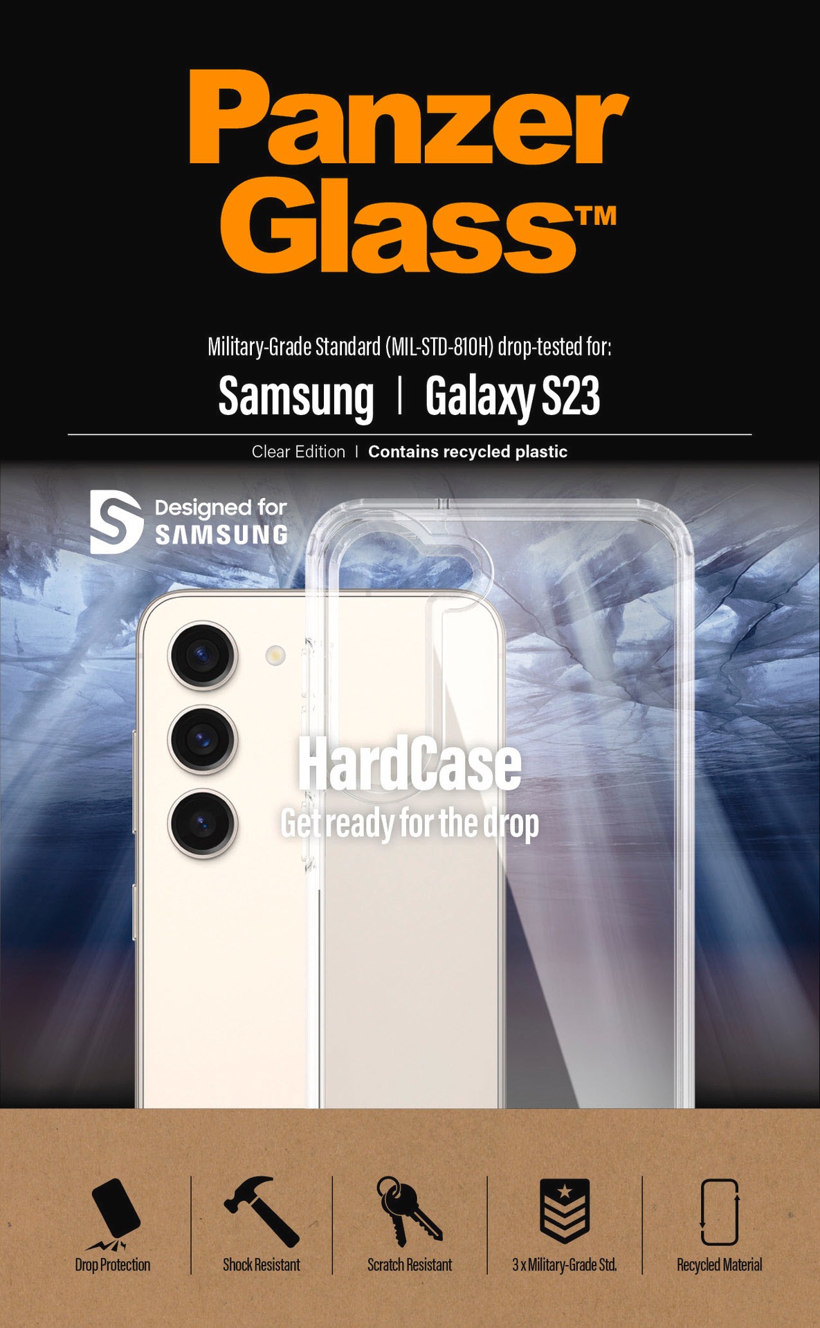 PanzerGlass Backcover »Hardcase - - Samsung Galaxy S23 AB«