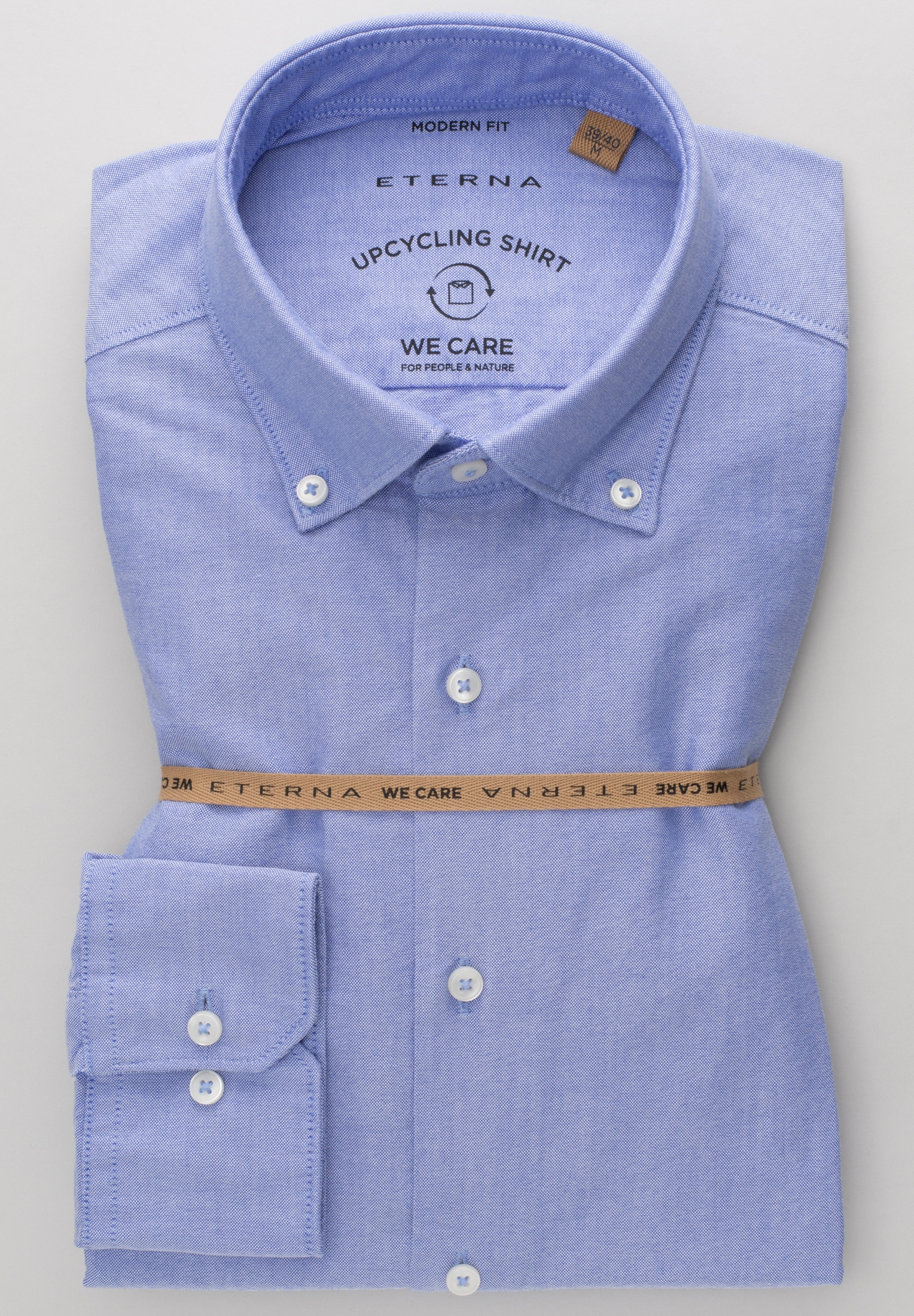 Eterna Langarmhemd »REGULAR FIT« EASY IRON (bügelleicht)