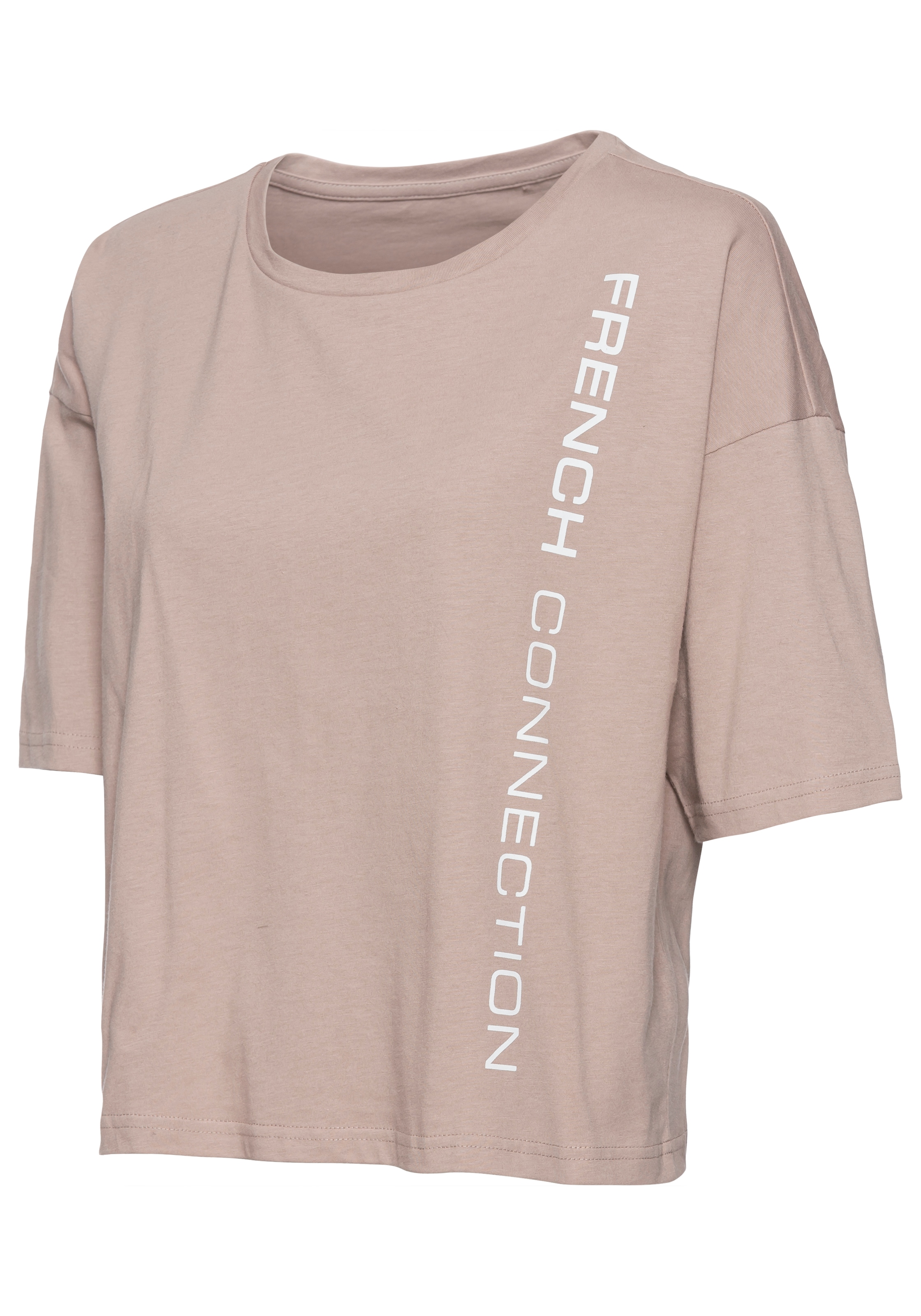 French Connection T-Shirt, mit weiten Ärmeln und Logodruck