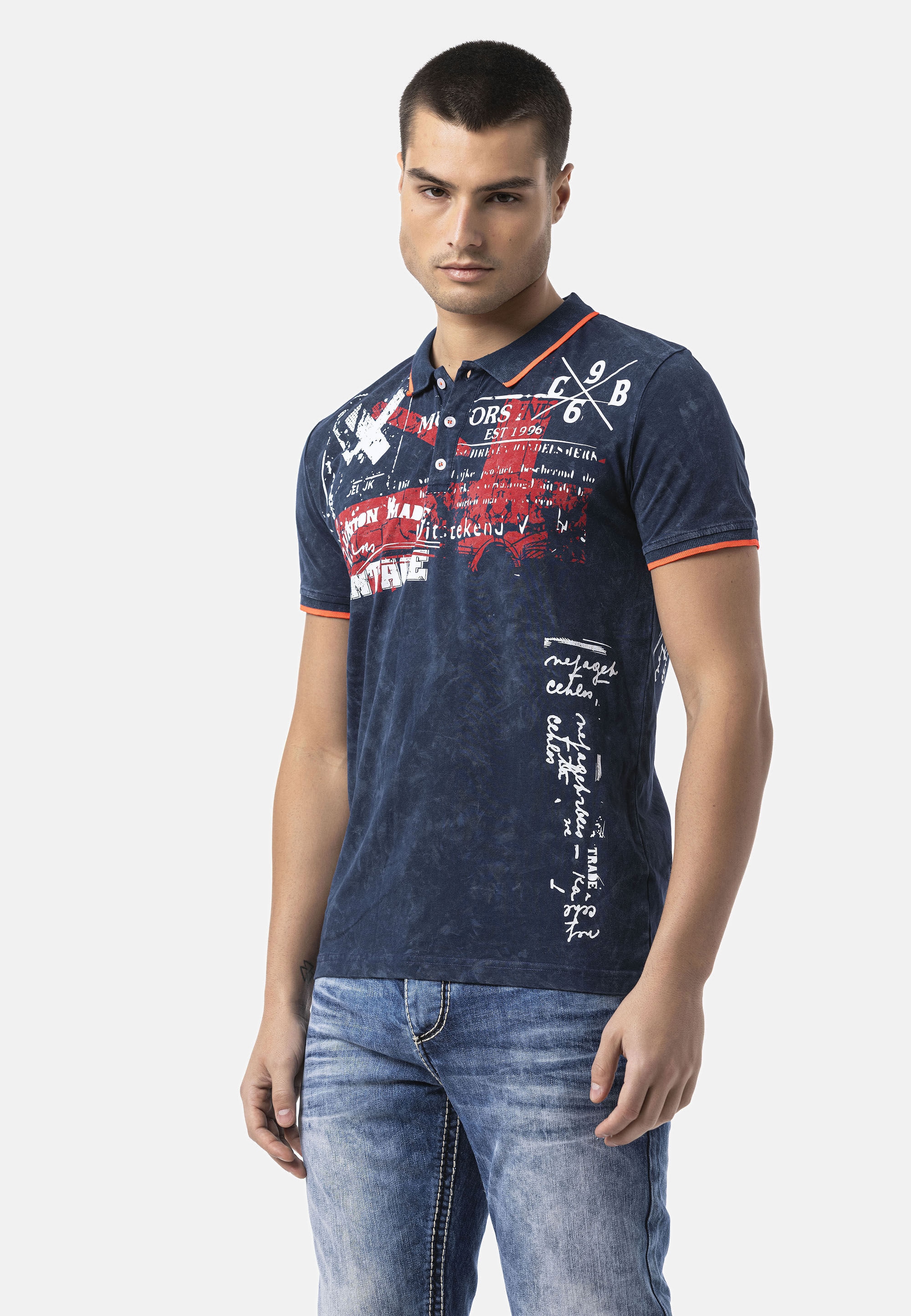 Cipo & Baxx T-Shirt »CT795« der coole Print