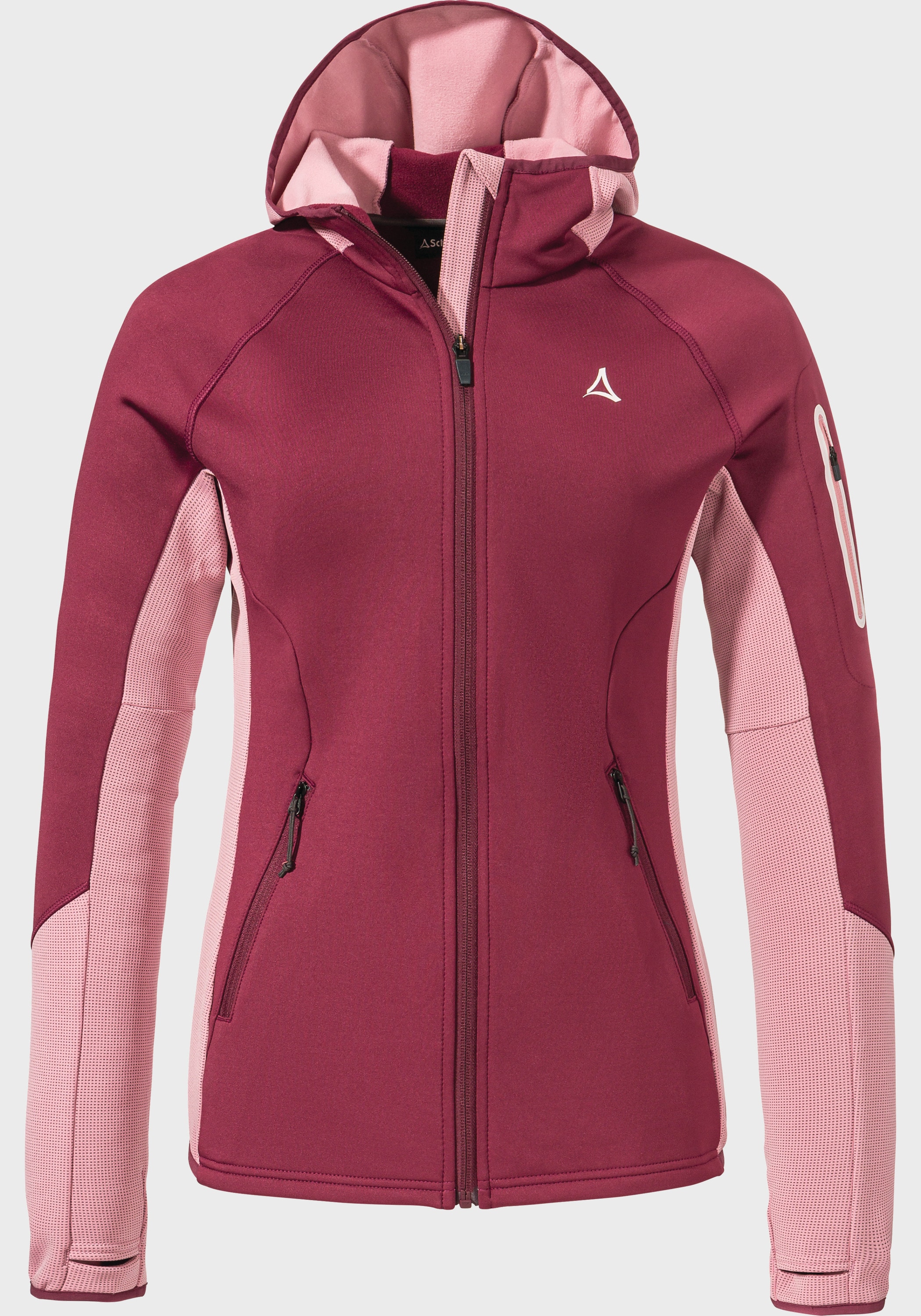 Schöffel Fleecejacke »Fleece Hoody Lodron L«, mit Kapuze