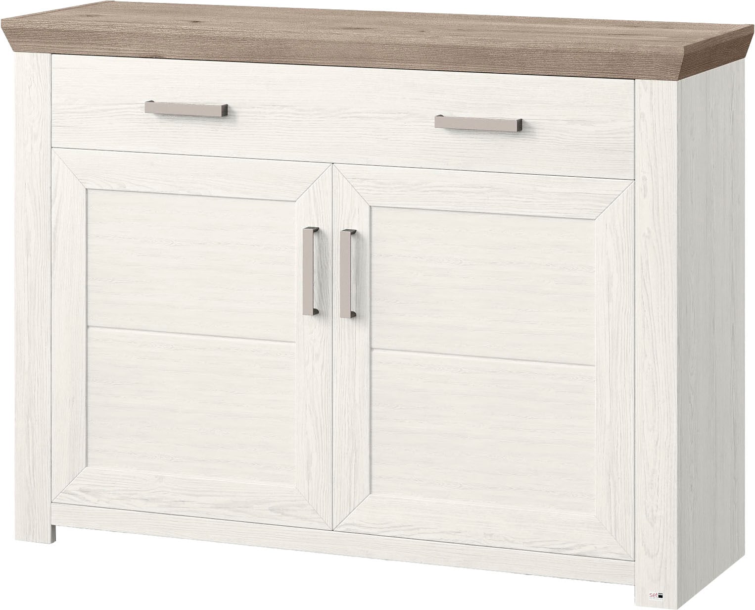 set one by Musterring Sideboard »York« Typ 53, in 3 Farbvarianten erhältlich, Landhausstil, Maße 129 x 95 cm