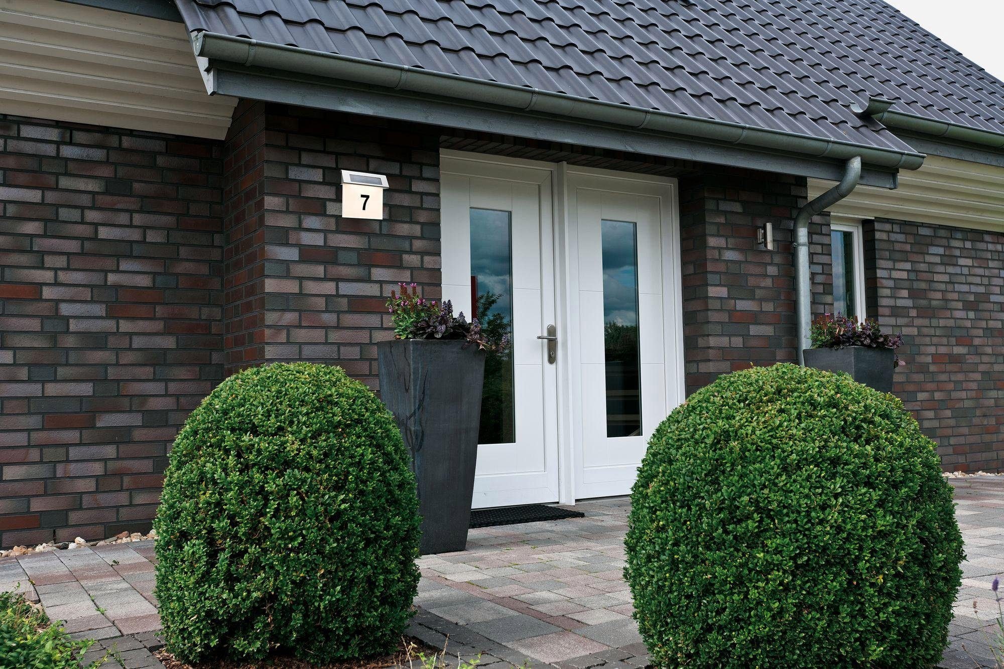 Paulmann LED Außen-Wandleuchte »Hausnummer« LED-Modul Warmweiß LED-Modul