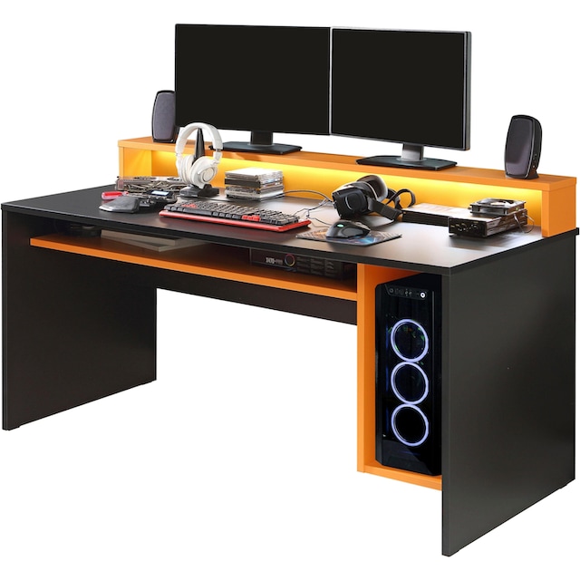 FORTE Gamingtisch »Tezaur«, wahlweise mit RGB-Beleuchtung bequem kaufen