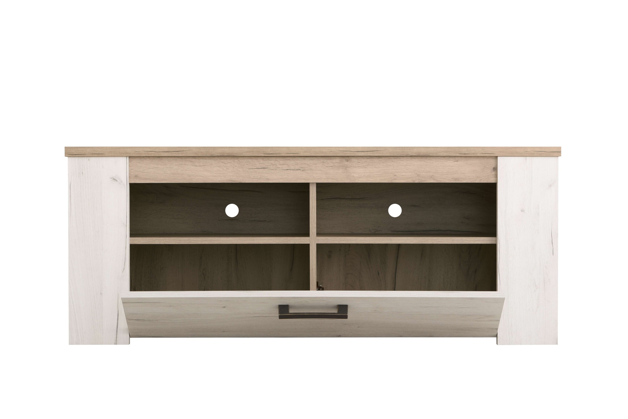 Home affaire Lowboard »Kent TV-Sideoard 120 cm, mit zwei geschlossenen Fächern«, TV-Kommode mit viel Platz, für moderne Fernseher in jedem Wohnzimmer