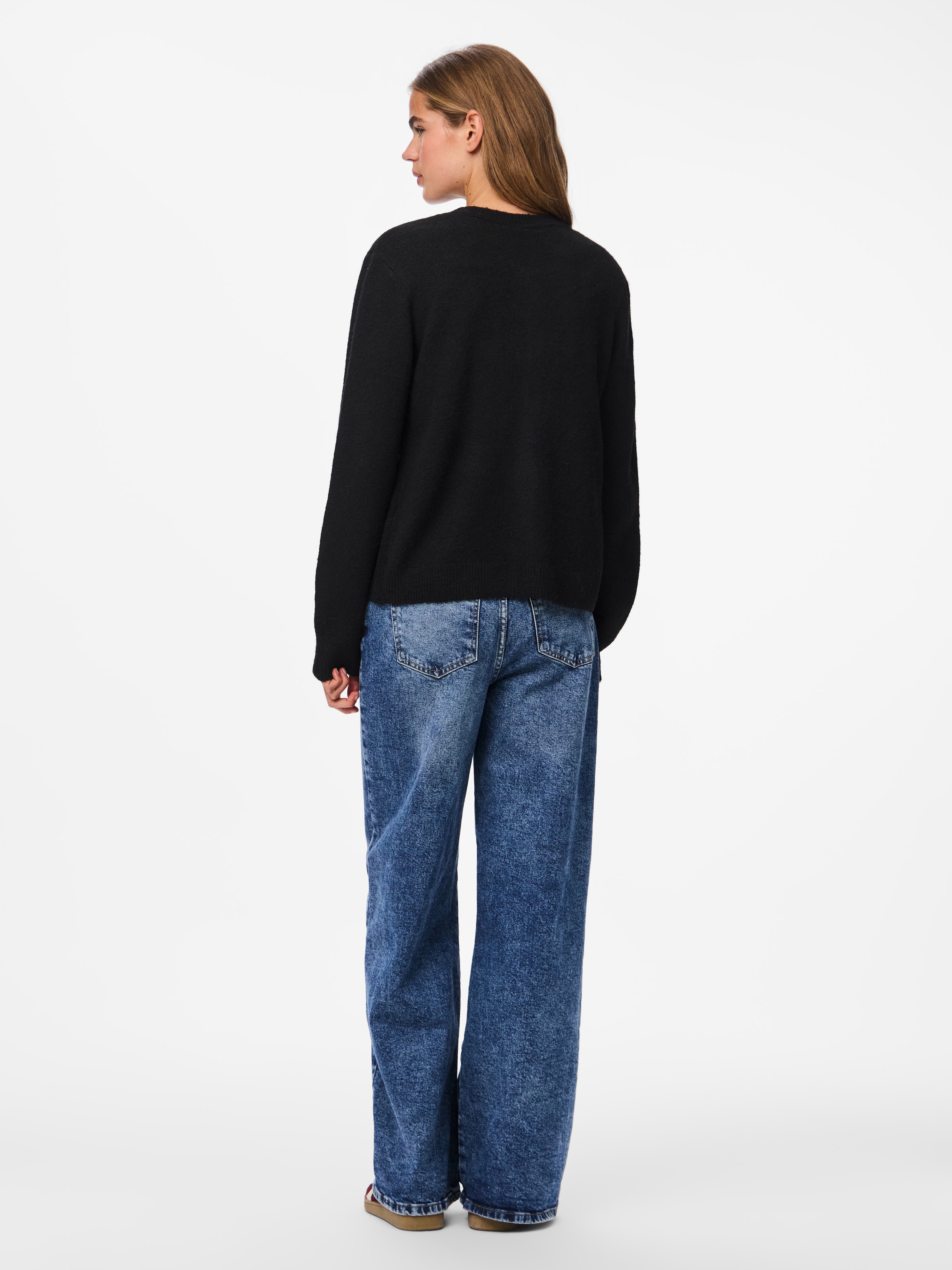 pieces Strickjacke »PCMALOU LS KNIT CARDIGAN NOOS BC« Materialmix, slim fit