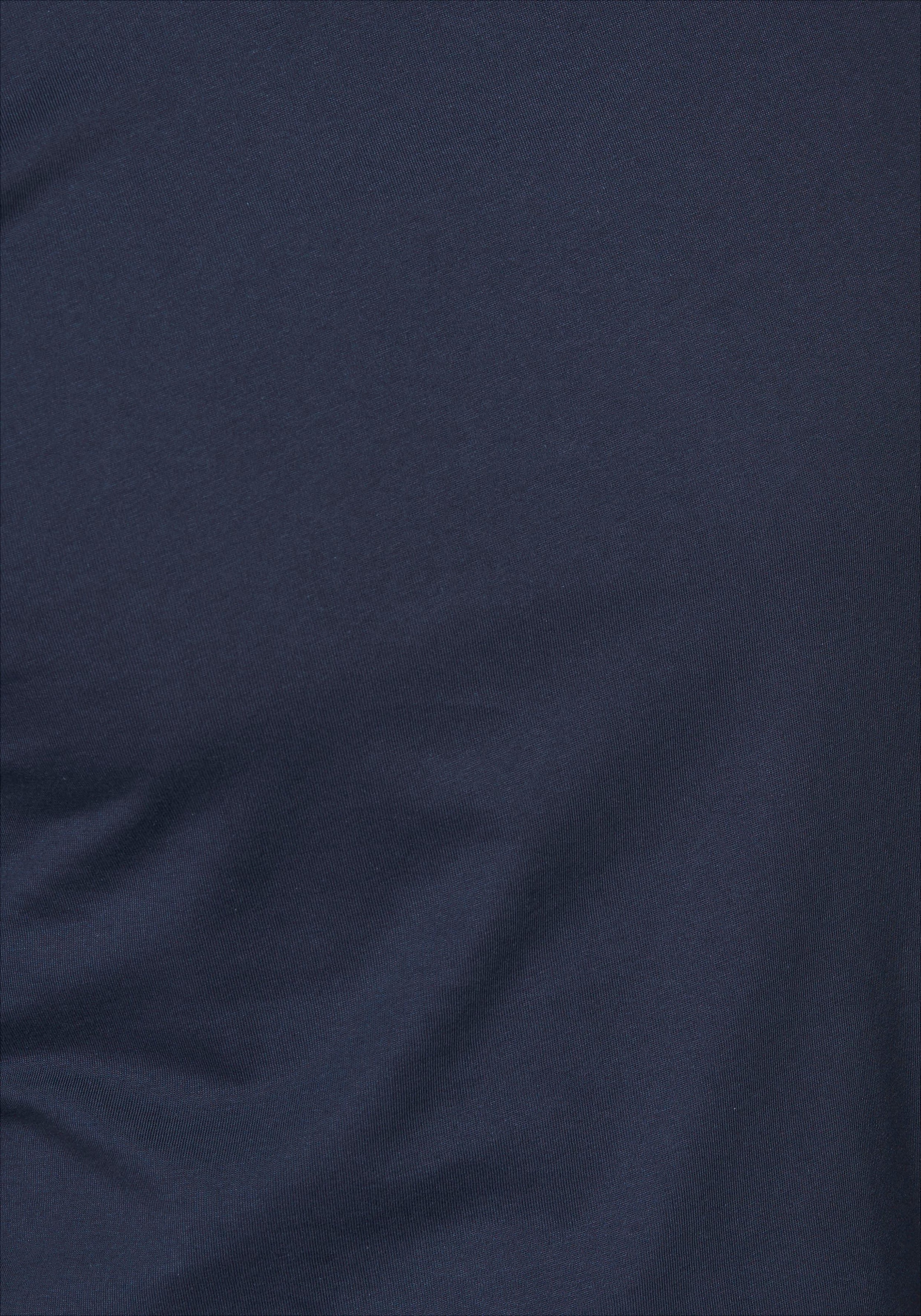 Man's World Langarmshirt »neue Farbe !«, (3er-Pack), Langarm, unifarben, aus Baumwolle, im 3er-Pack