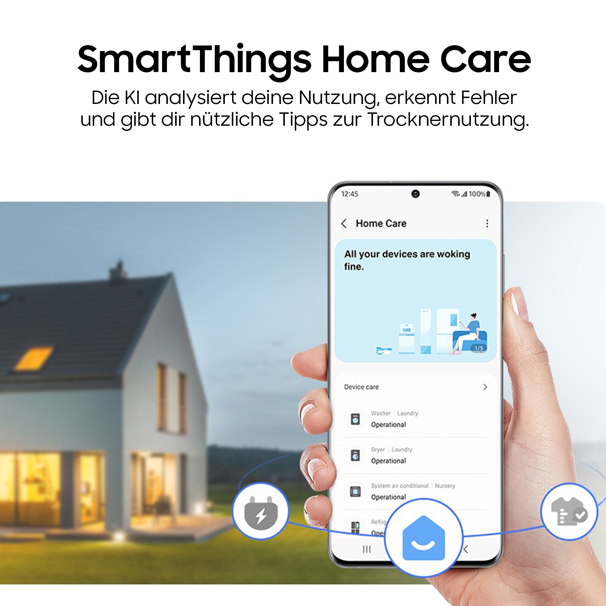 Samsung Waschmaschine WW8400D »WW11DB8B95GH« 11 kg 1400 U/min Quick Drive™ Option – Volle Waschleistung. Halbe Zeit