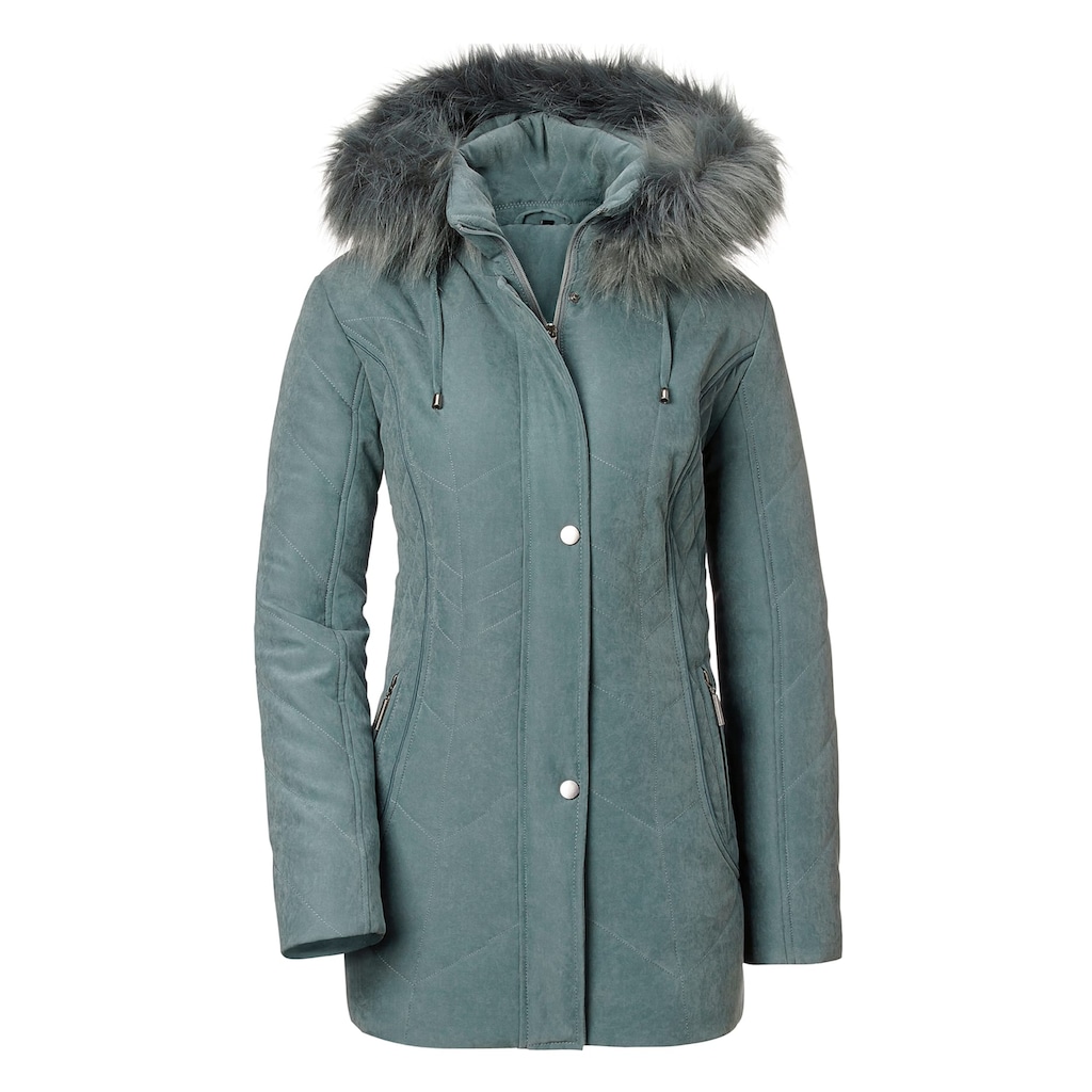 Classic Steppjacke, mit Kapuze