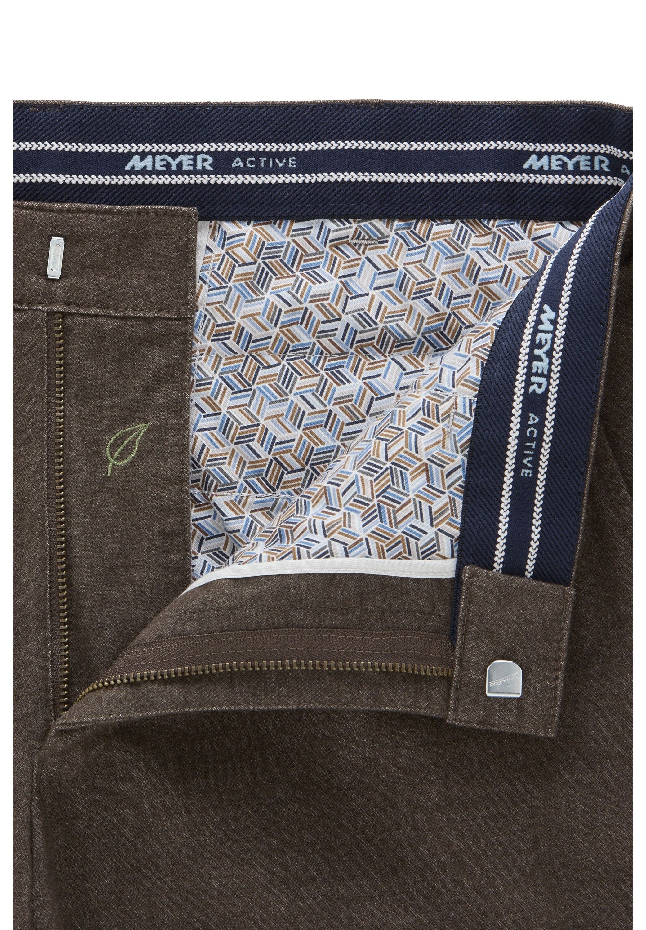 MEYER Chinohose »Paris 2-3609«  im Jersey Look