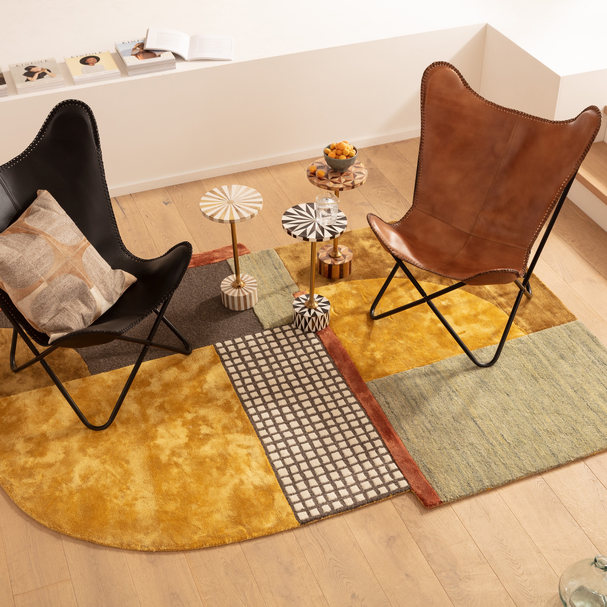 Kare Design Teppich »Seventy 170x240cm« mehreckig 1 mm Höhe