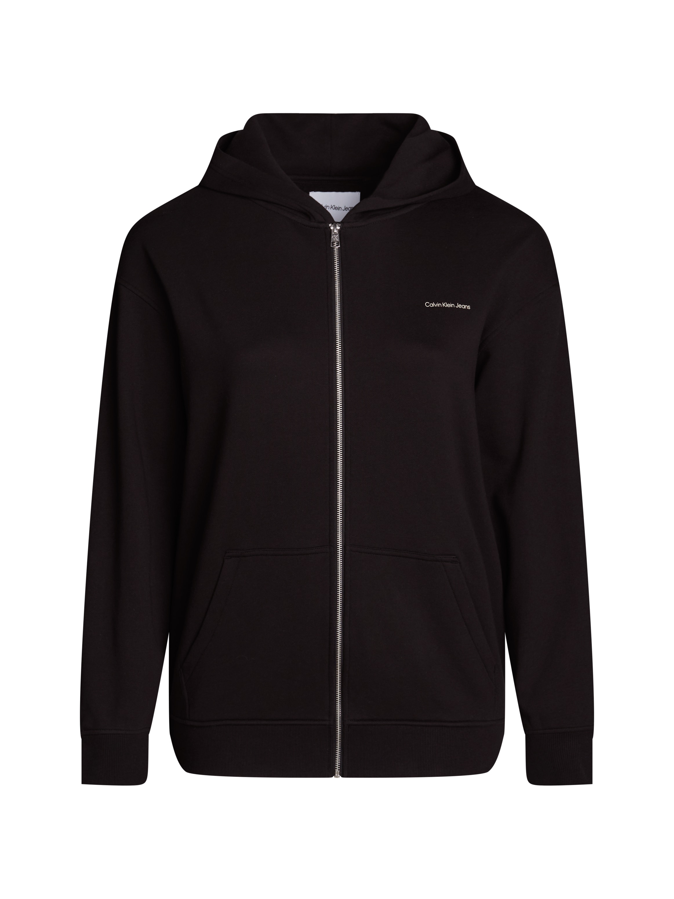Calvin Klein Jeans Plus Sweatjacke »PLUS DIFFUSED CK ZIP-THROUGH«, in Großen Größen mit Backprint