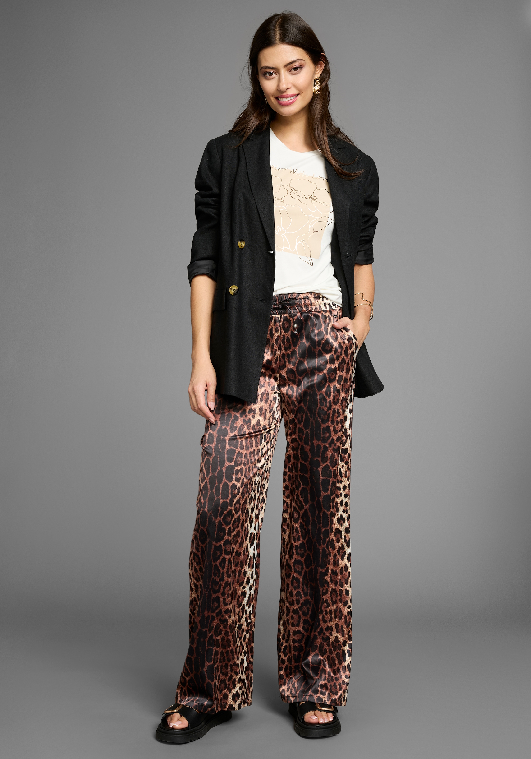 Laura Scott Schlupfhose, im Leo-Look