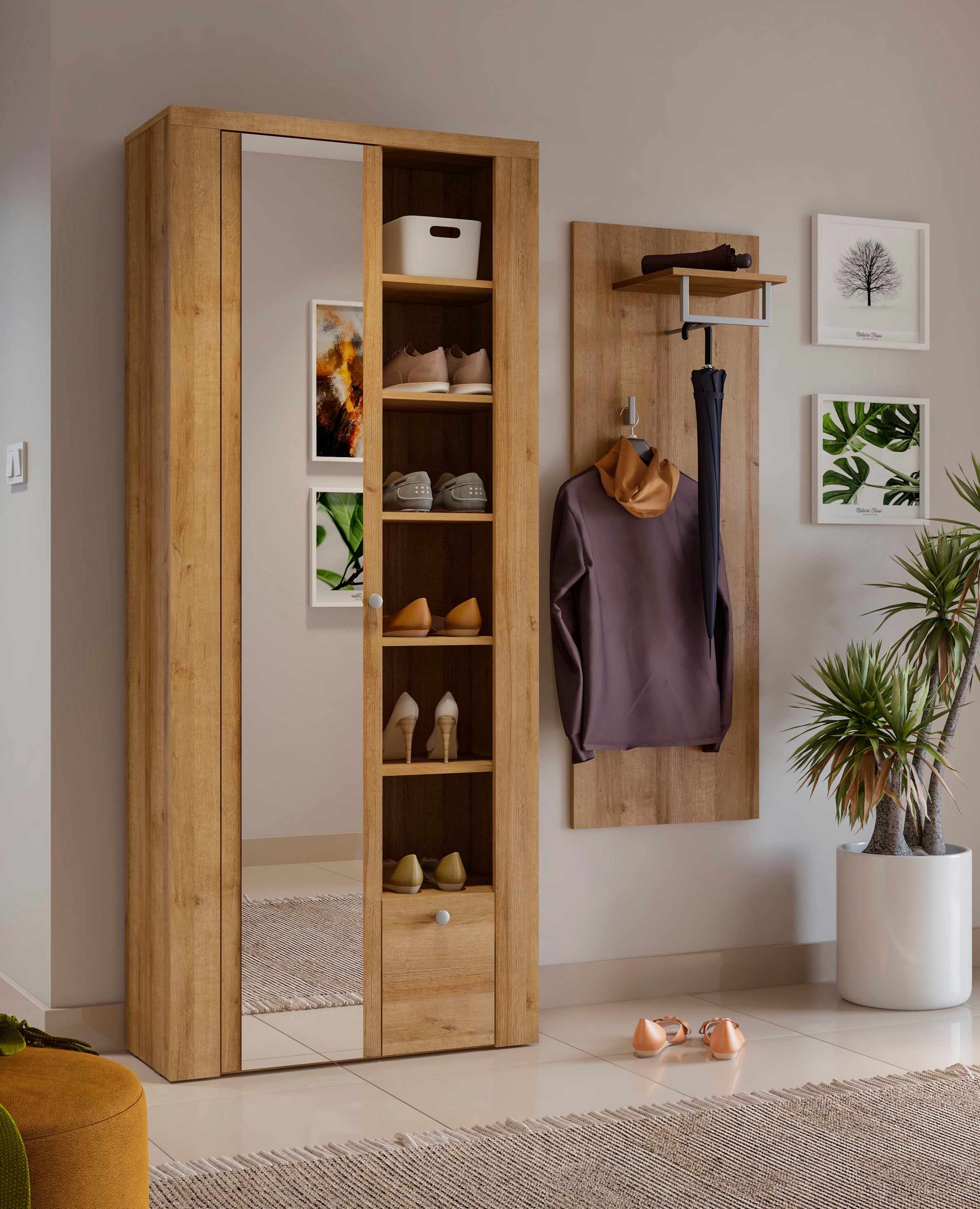 Home affaire Garderobenpaneel »Larona«, Höhe 140 cm