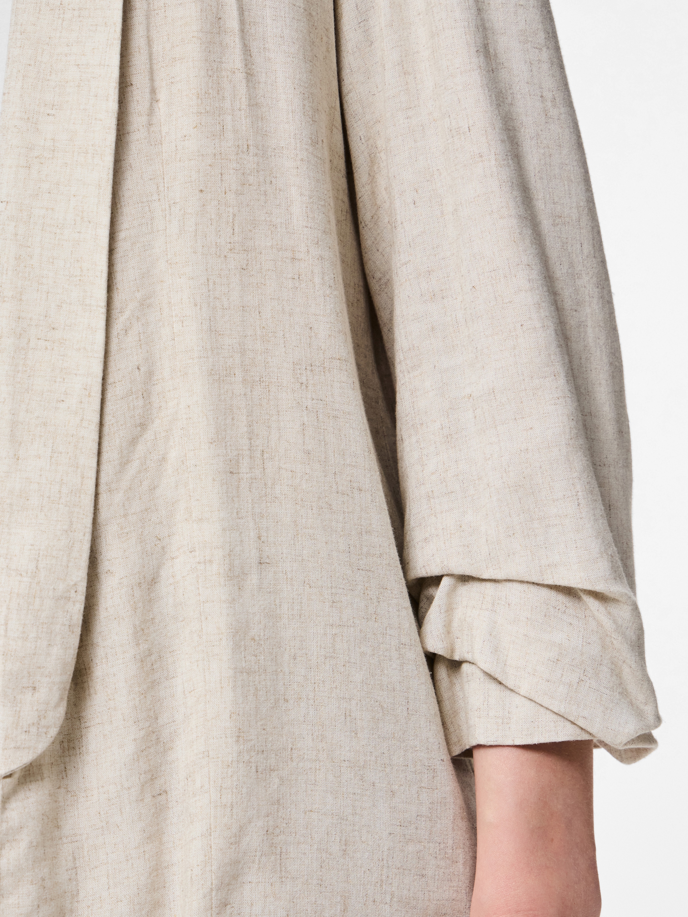 pieces Longblazer »PCPIA BOSELLA BLAZER WVN NOOS«, mit Leinen
