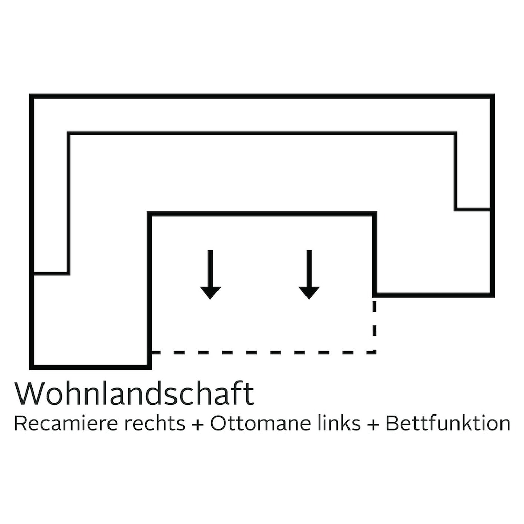 sit&more Wohnlandschaft »Mistral«