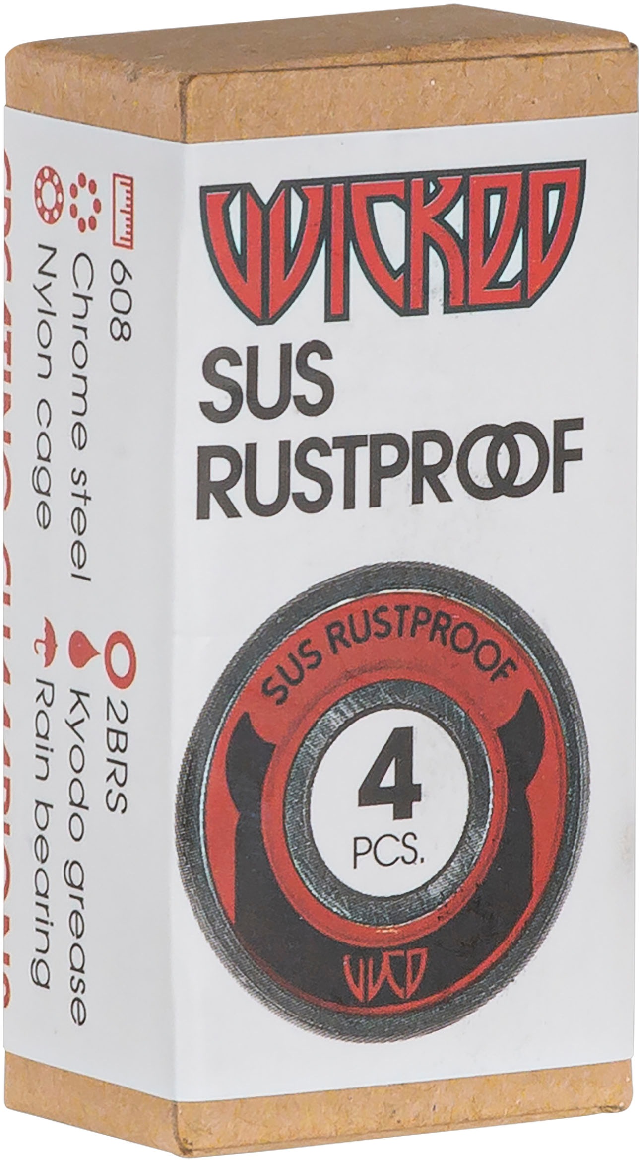 Wicked Kugellager »SUS Rustproof 4-pack«