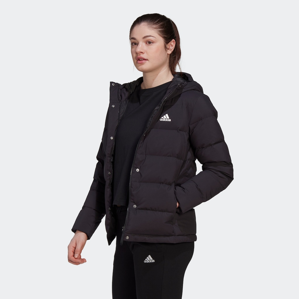 adidas Sportswear Outdoorjacke »HELIONIC HOODED DAUNENJACKE«