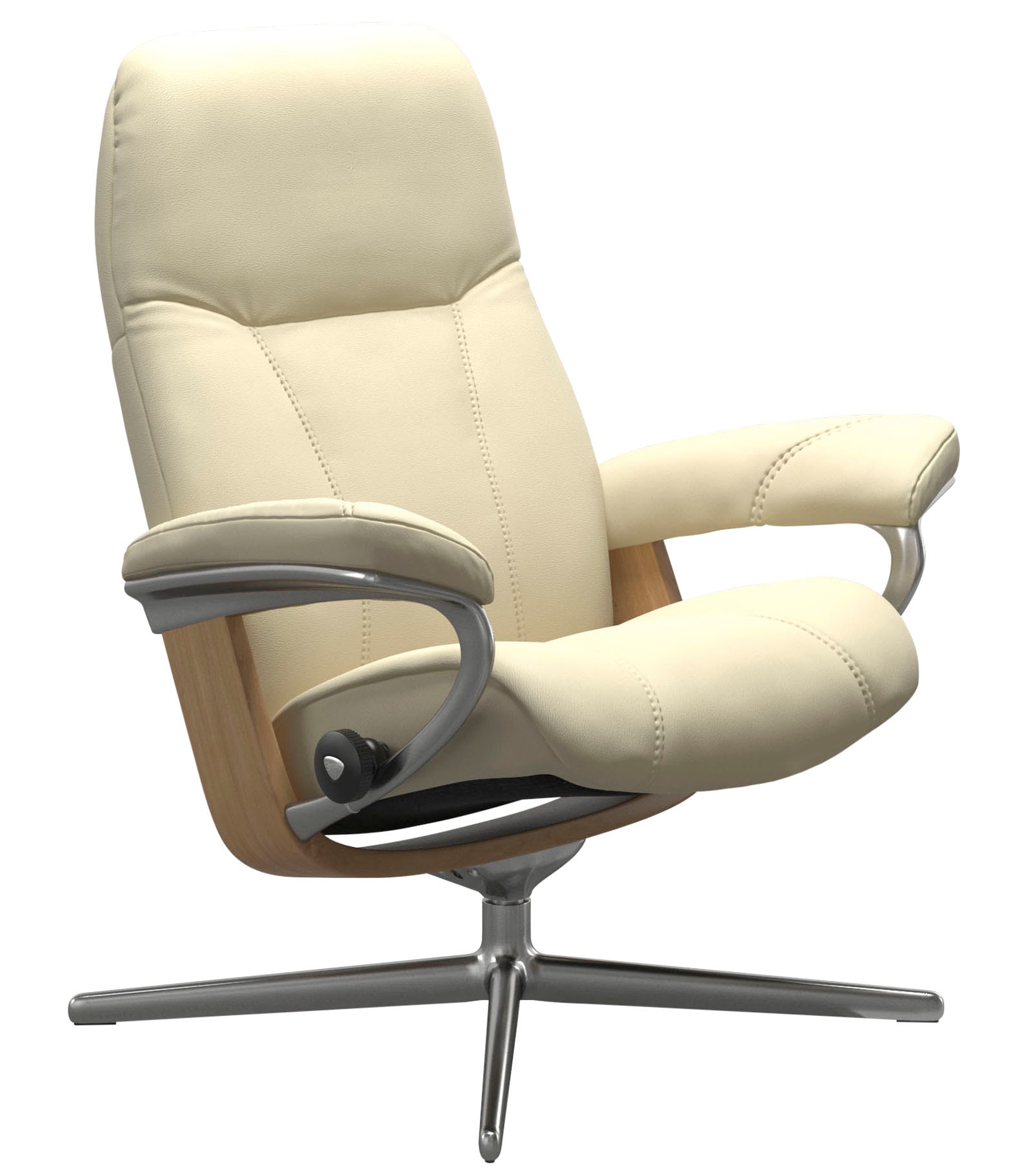 Stressless® Relaxsessel »Consul«, mit Cross Base, Größe S, M & L, Holzakzent Eiche