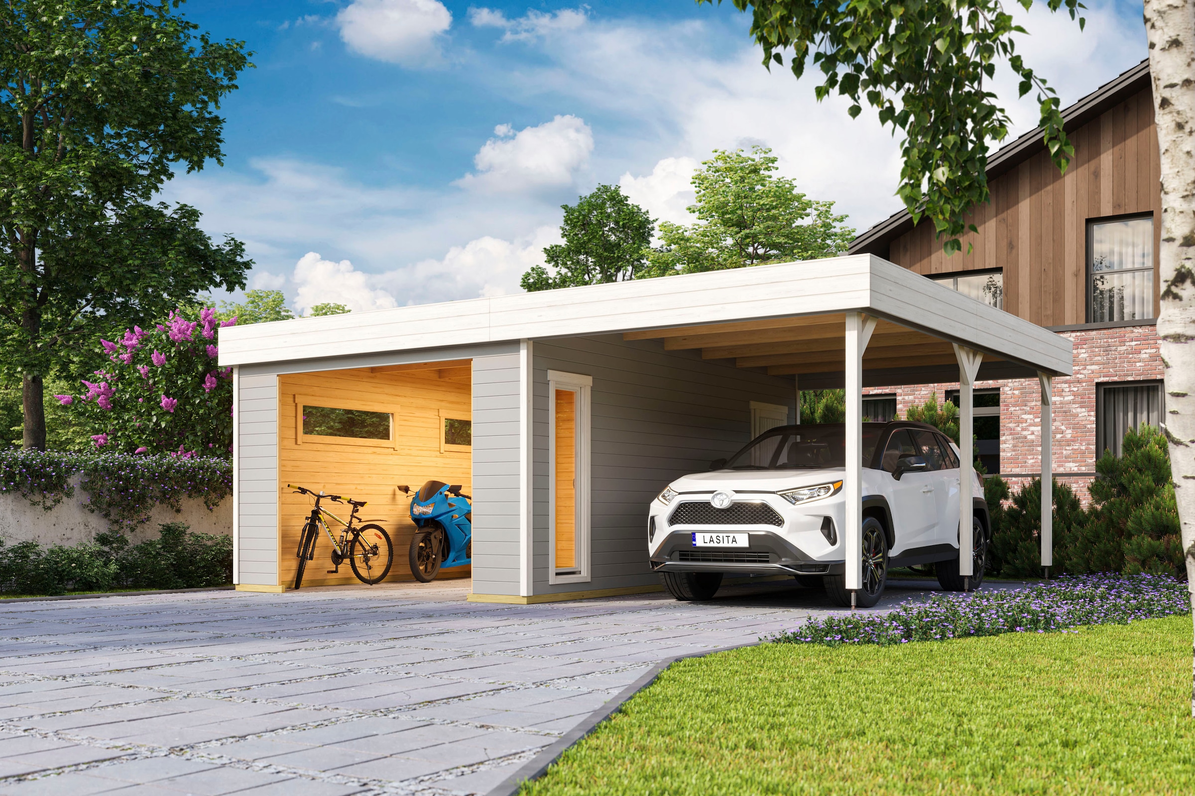 LASITA MAJA Garage »Bahamas«, (mit zusätzlichem Eingang)