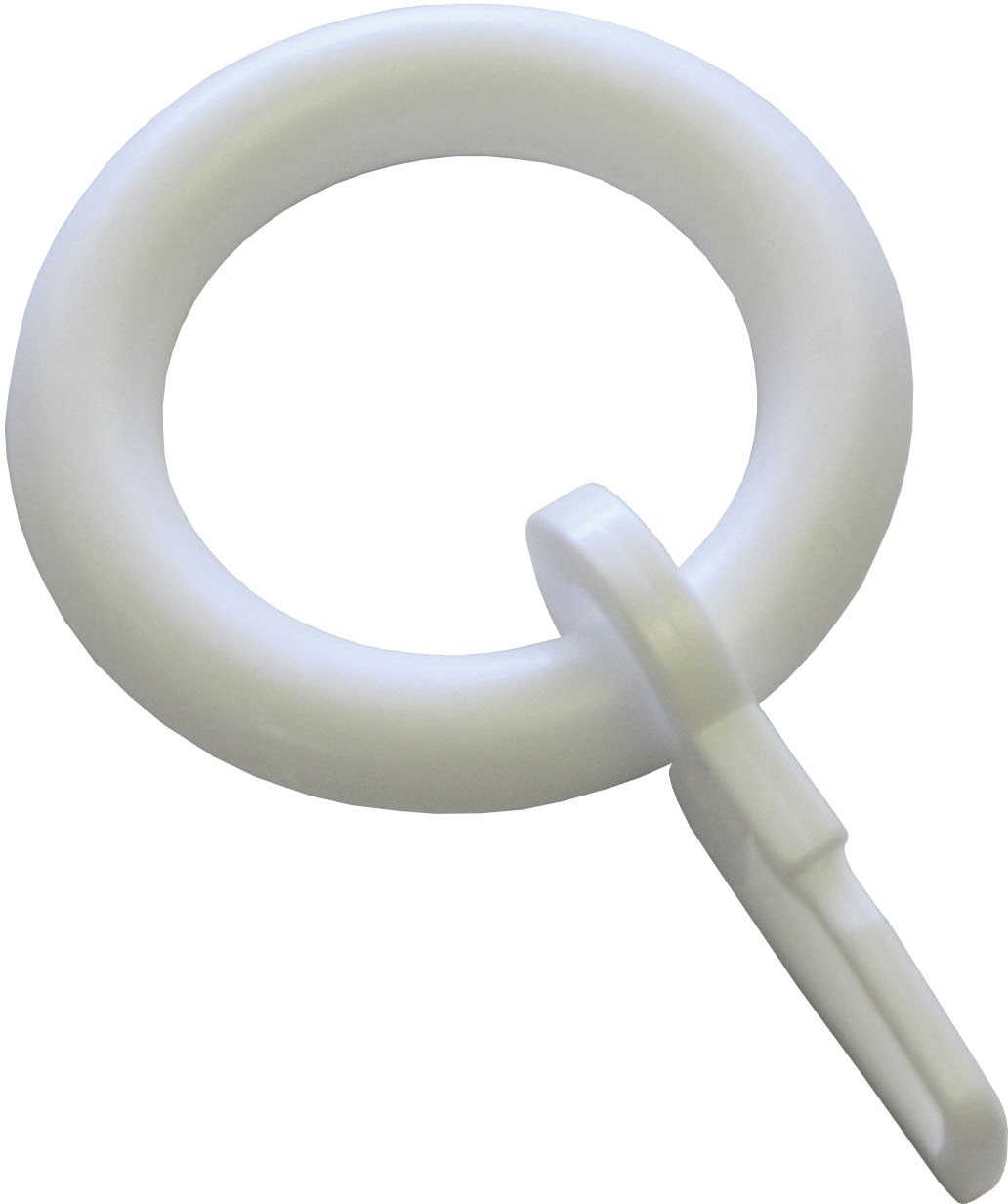 GARDINIA Gardinenring »mit Faltenlegehaken« Serie Vitragestangen/Caféhausstangen