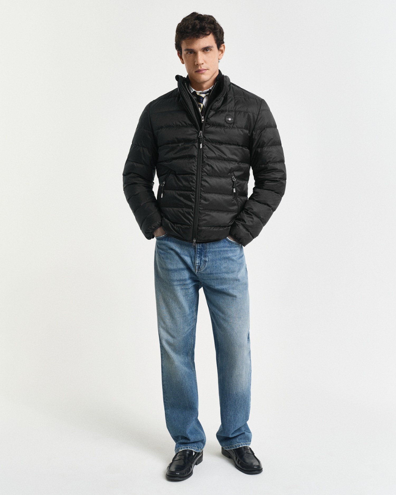 Gant Steppjacke »LIGHT DOWN JACKET« 2-Wege-Reißverschluss, Übergangsjacke, regular fit