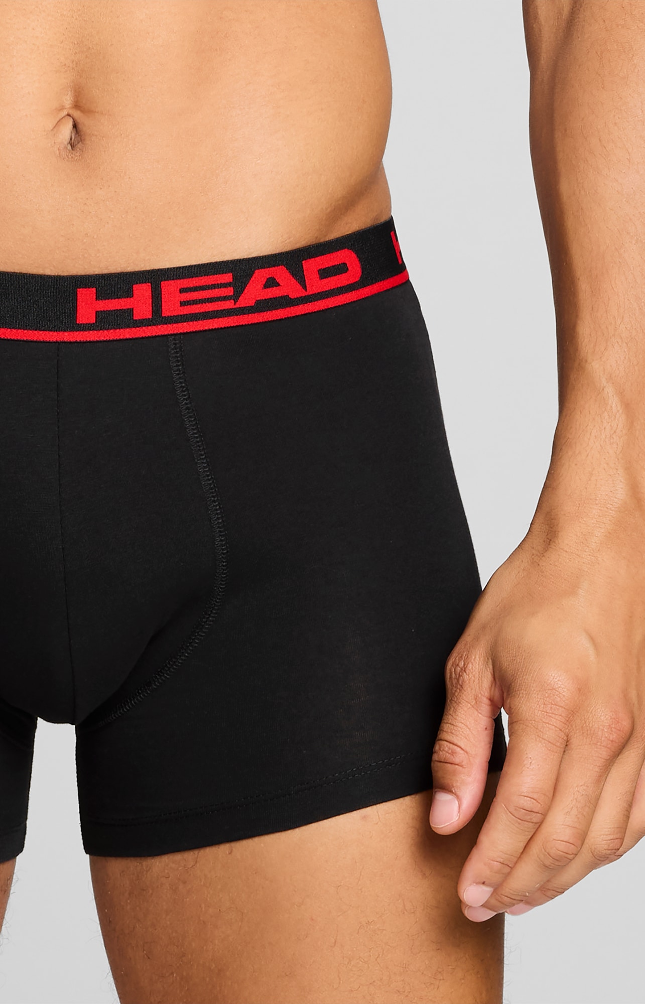 Head Boxershorts »HEAD BASIC BOXER 2P« 2er Pack,  mit elastischem Logobund