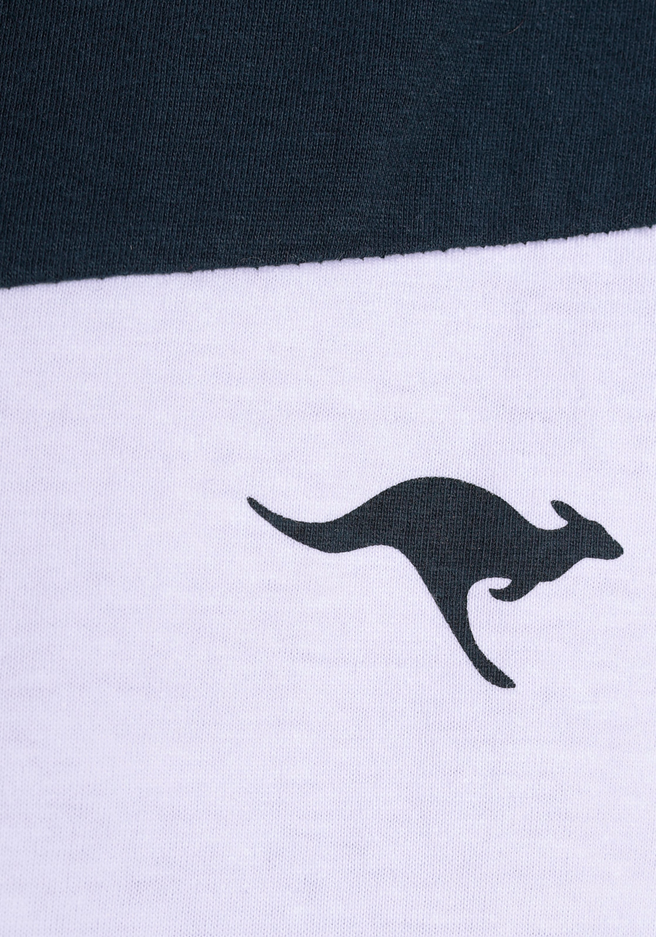 KangaROOS Fledermausshirt, kurzärmelig, weit geschnitten, mit peppigem Druck