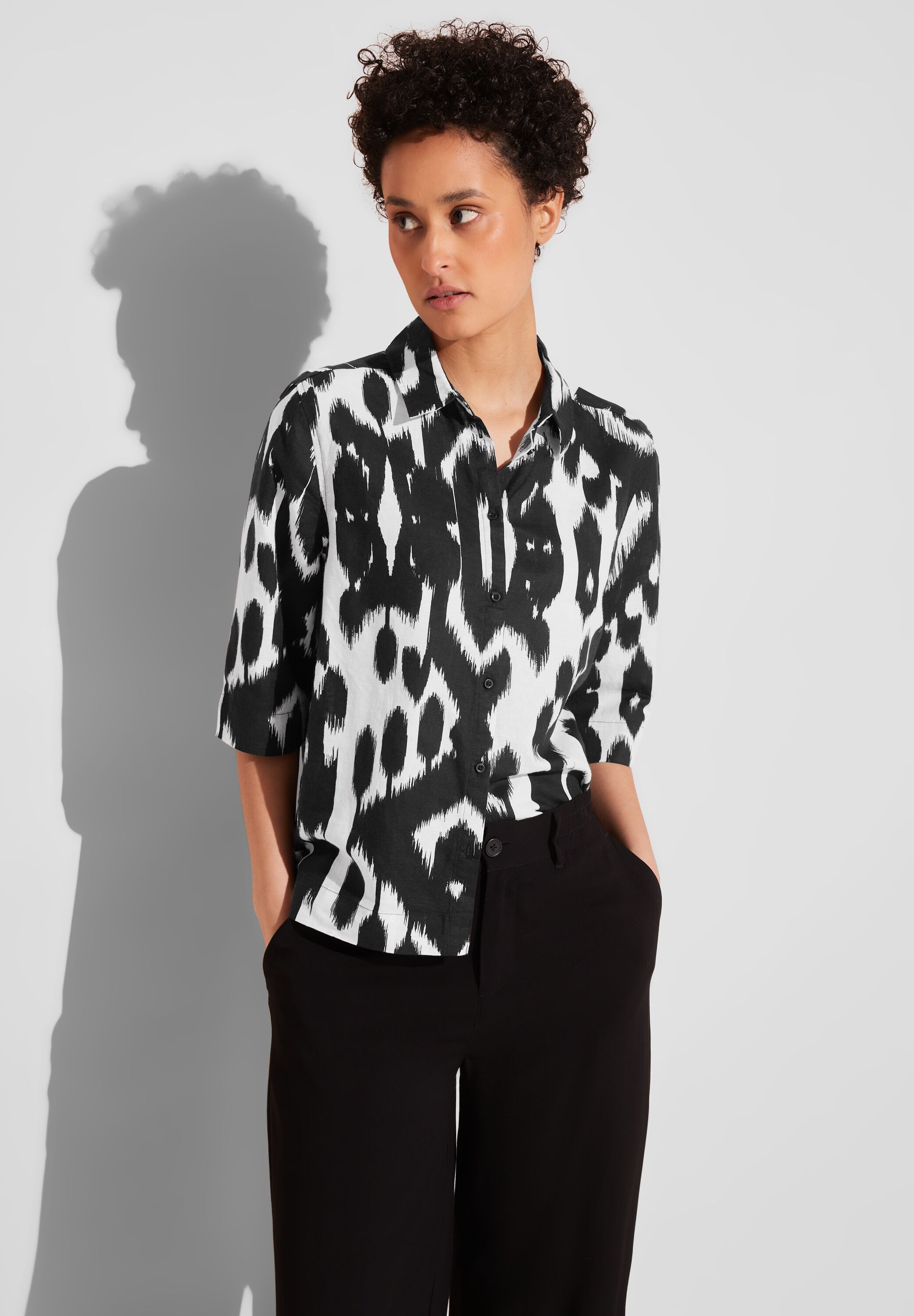 STREET ONE Hemdbluse, mit All-Over Print