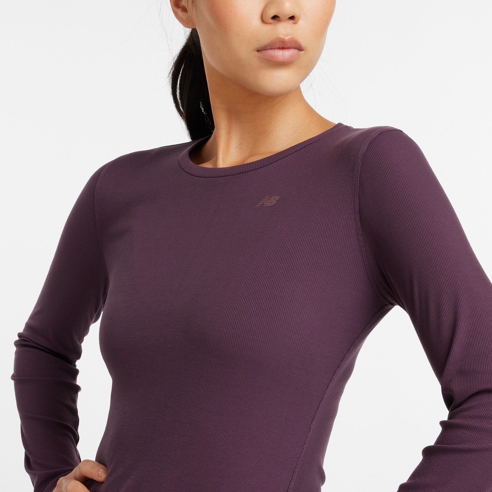 New Balance Langarmshirt »Micro-Rib Long Sleeve«