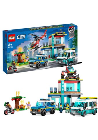 LEGO® Konstruktionsspielsteine »Hauptquartier der Rettungsfahrzeuge (60371), LEGO®... kaufen