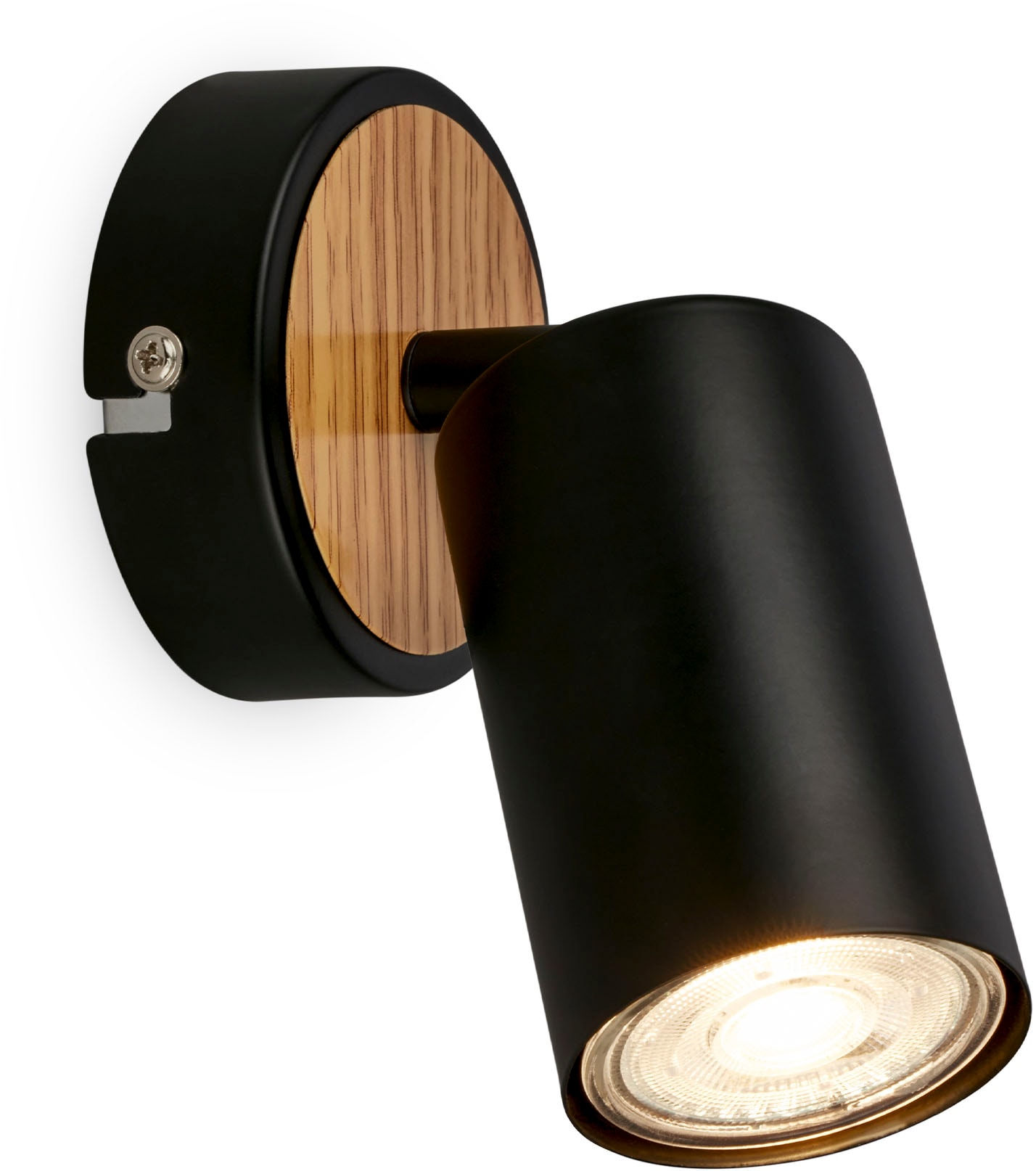 BRILONER 1 Light Black Metal LED Spotlight